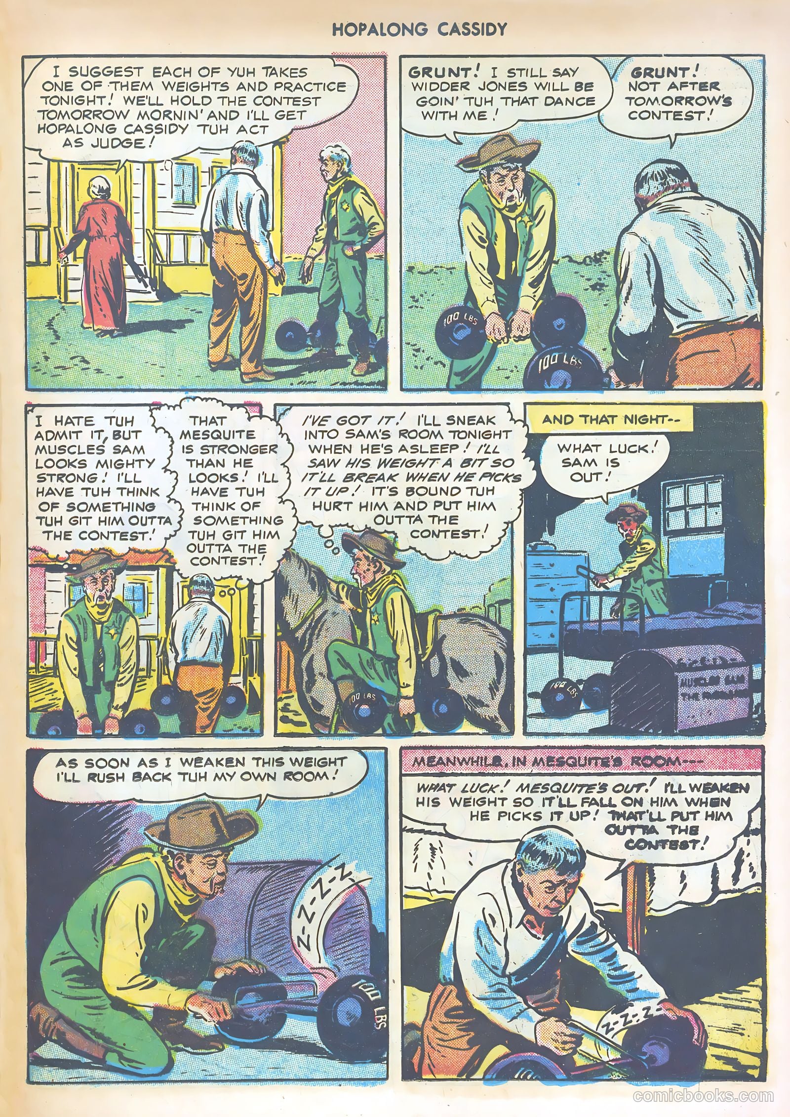 Hopalong Cassidy #8 (1947) — page 19 of 52