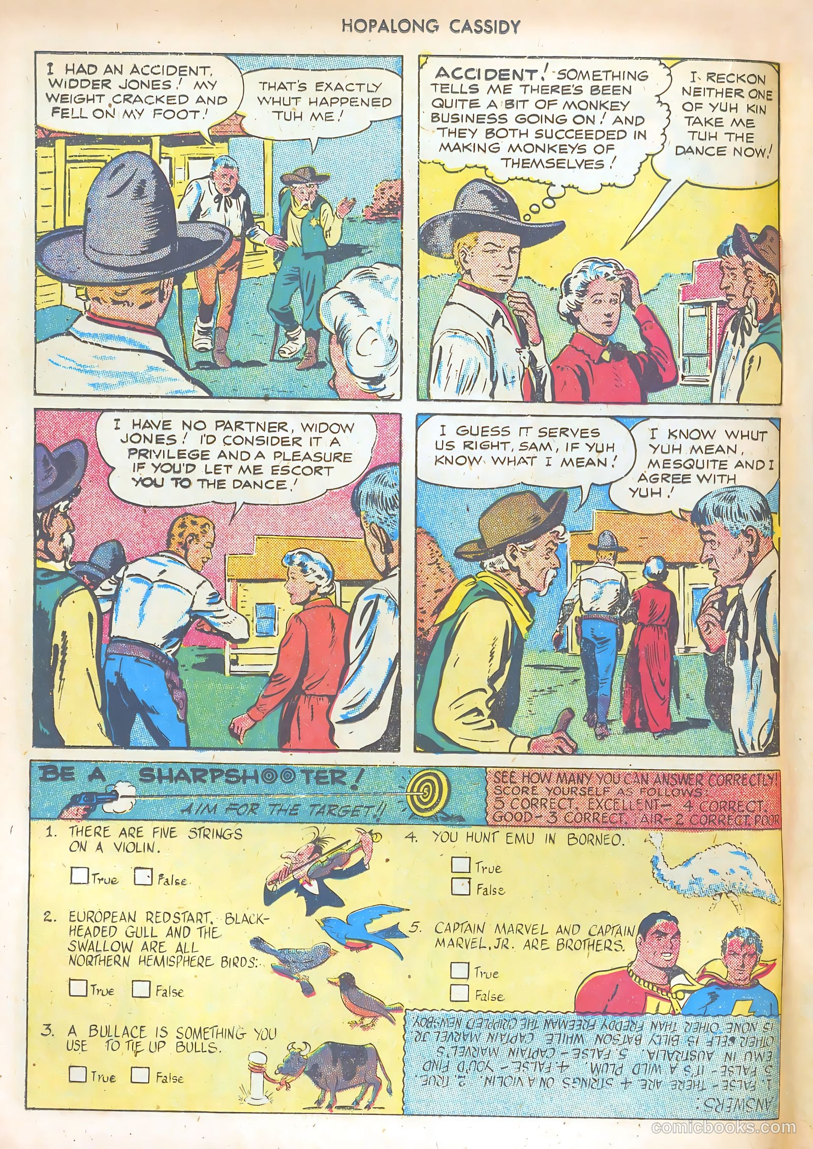 Hopalong Cassidy #8 (1947) — page 22 of 52