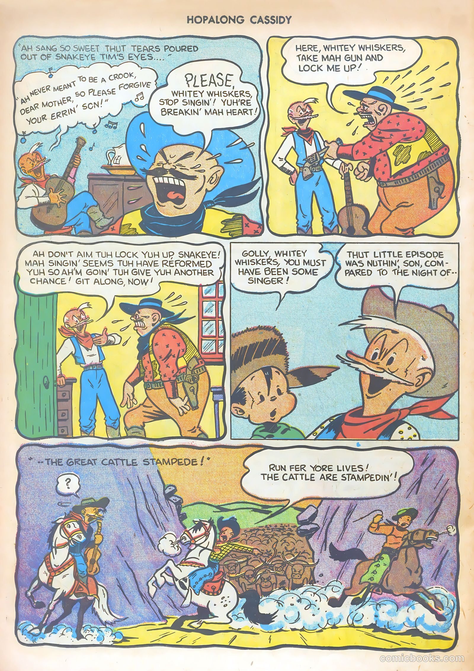 Hopalong Cassidy #8 (1947) — page 36 of 52
