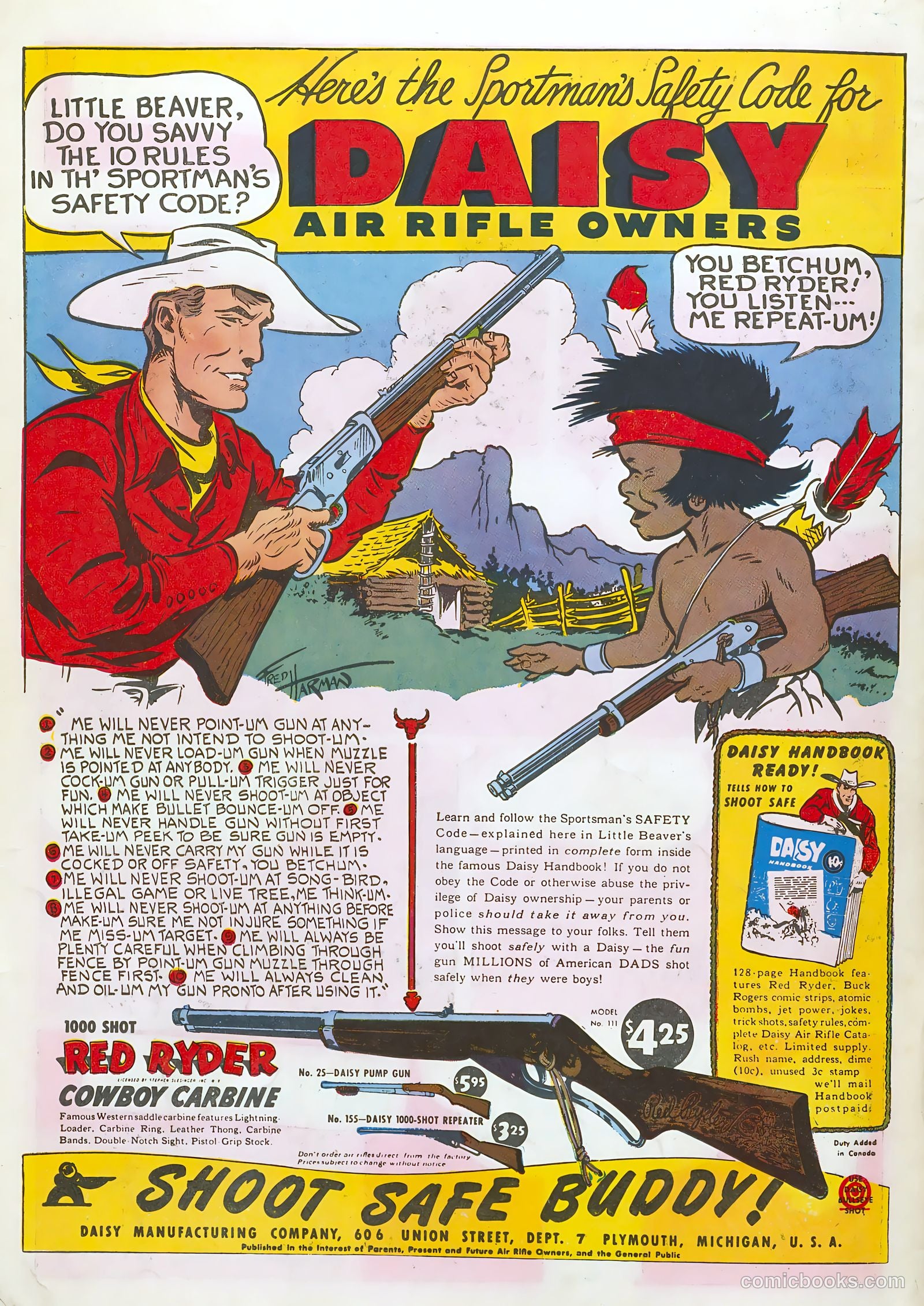 Hopalong Cassidy #8 (1947) — page 52 of 52
