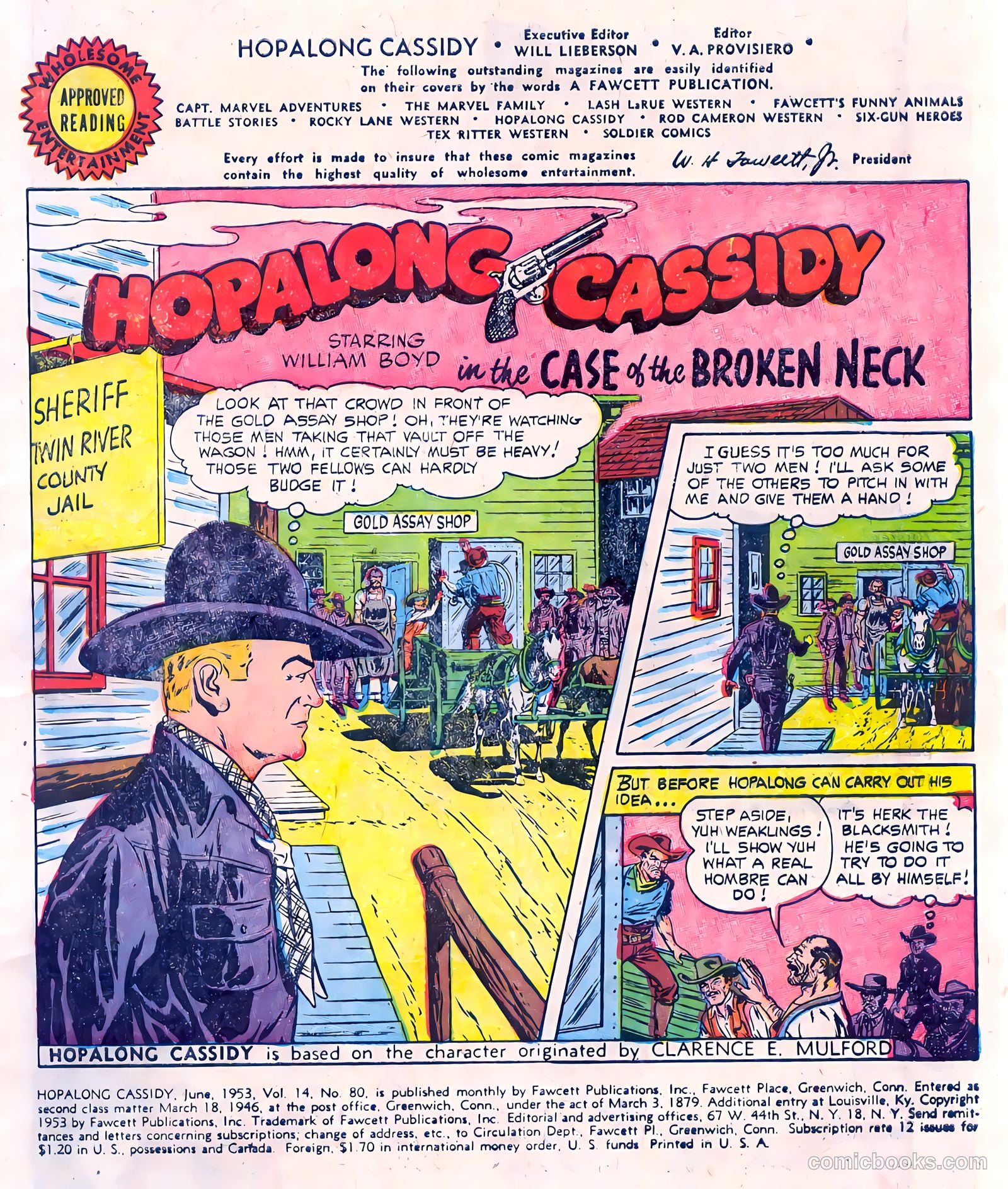 Hopalong Cassidy #80 (1953) — page 3 of 36