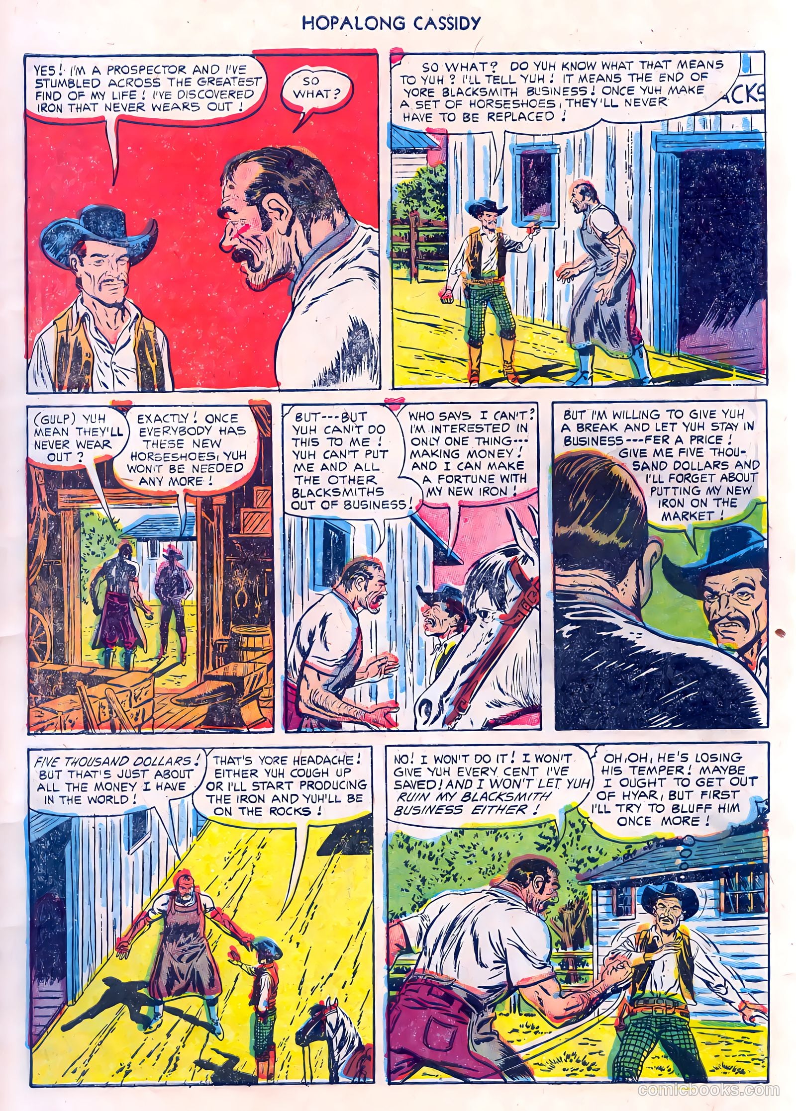 Hopalong Cassidy #80 (1953) — page 7 of 36