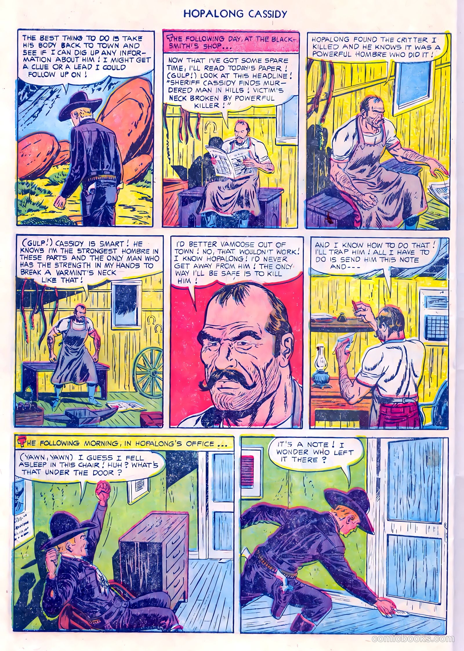 Hopalong Cassidy #80 (1953) — page 10 of 36