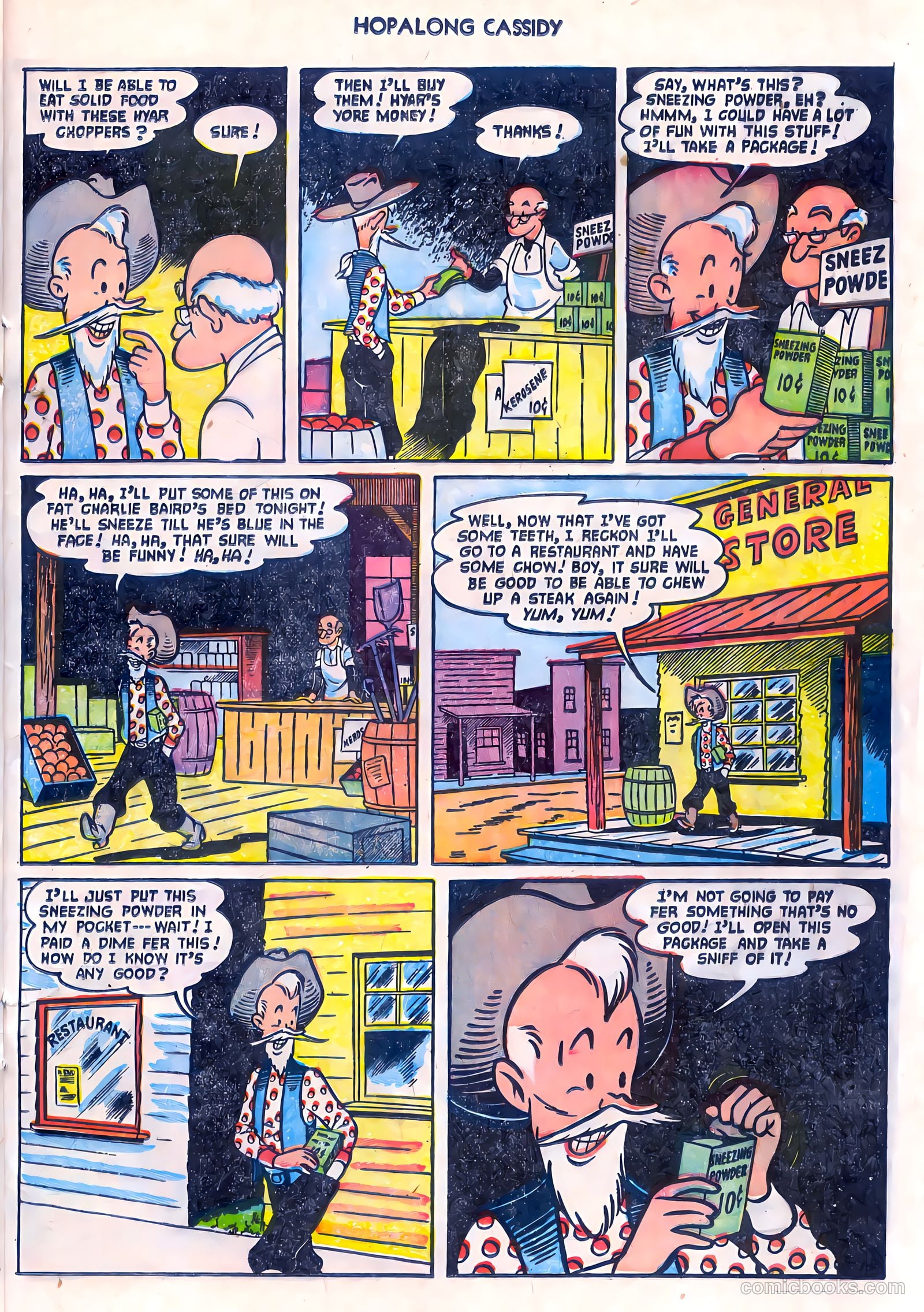Hopalong Cassidy #80 (1953) — page 21 of 36