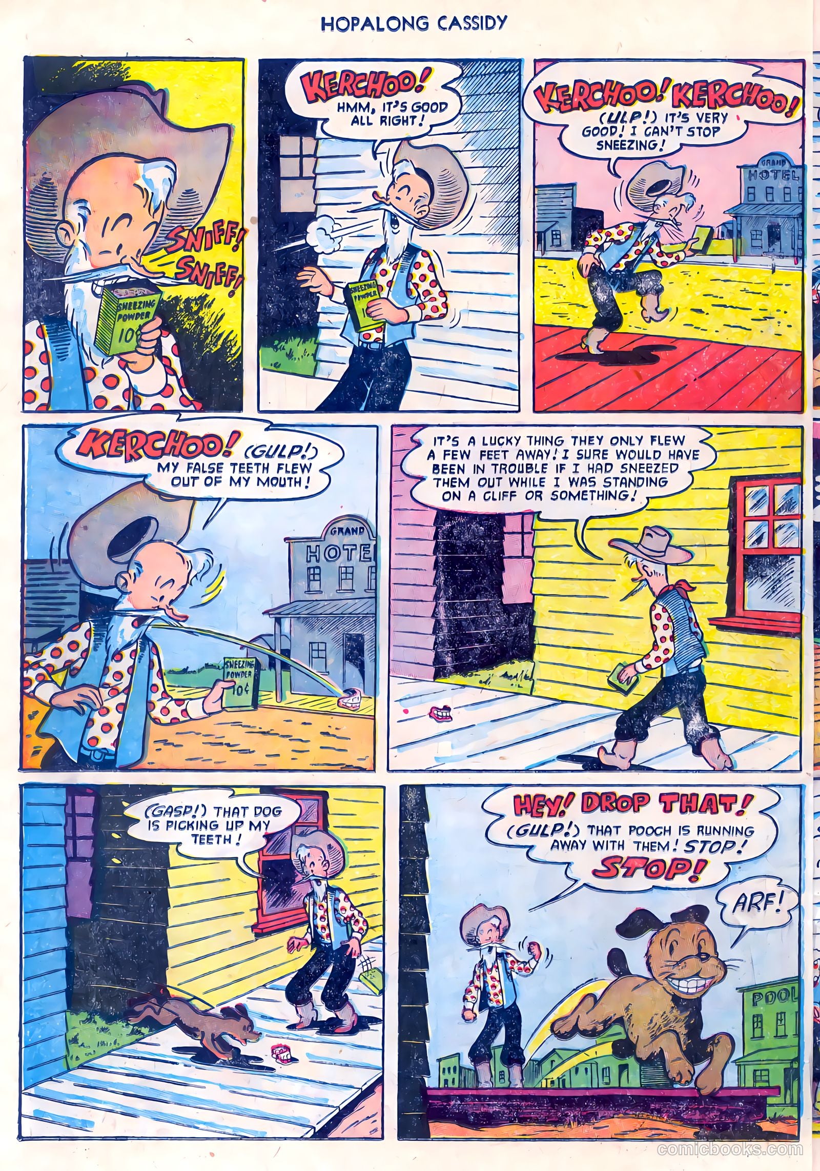 Hopalong Cassidy #80 (1953) — page 22 of 36