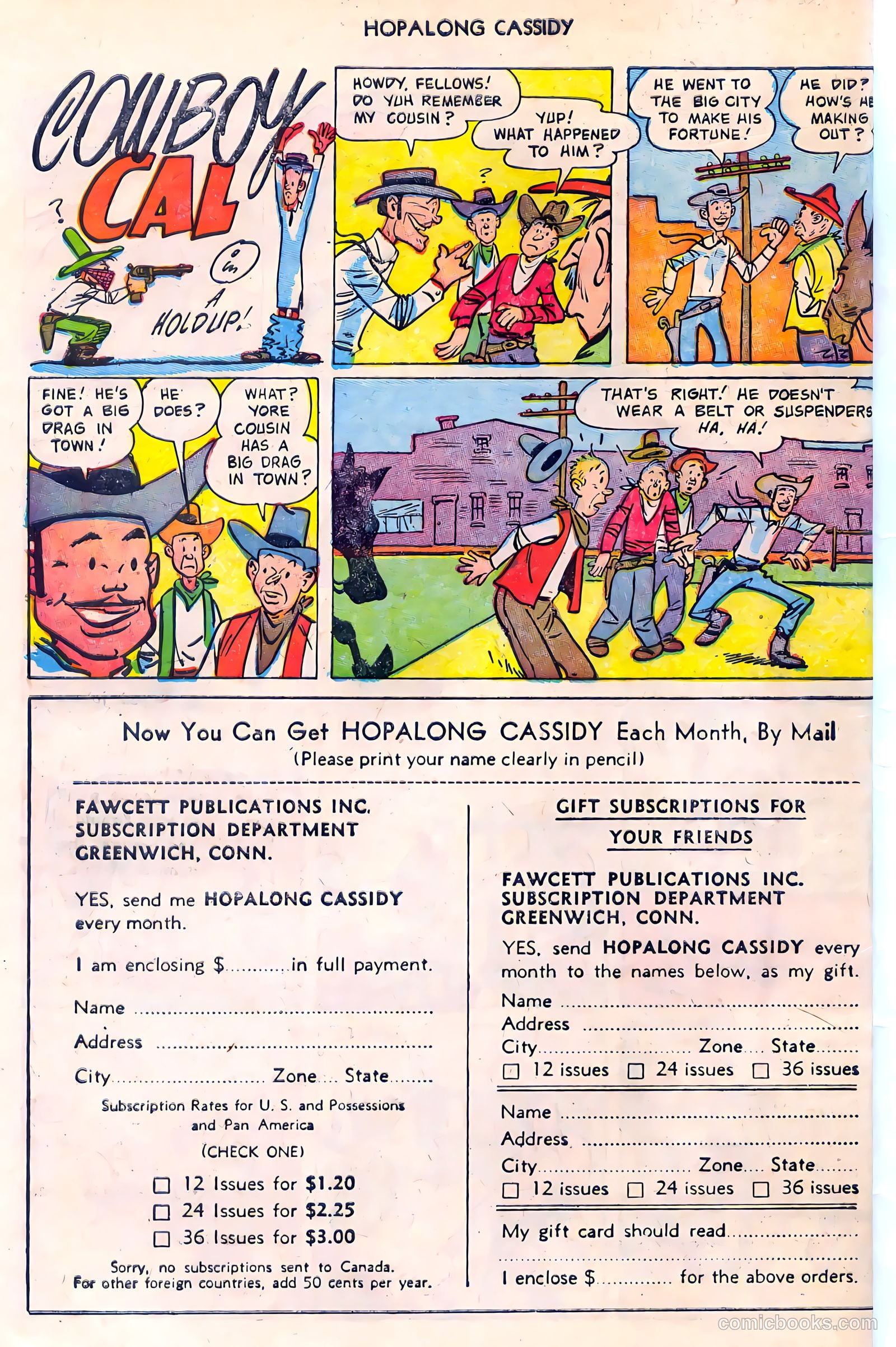 Hopalong Cassidy #80 (1953) — page 34 of 36