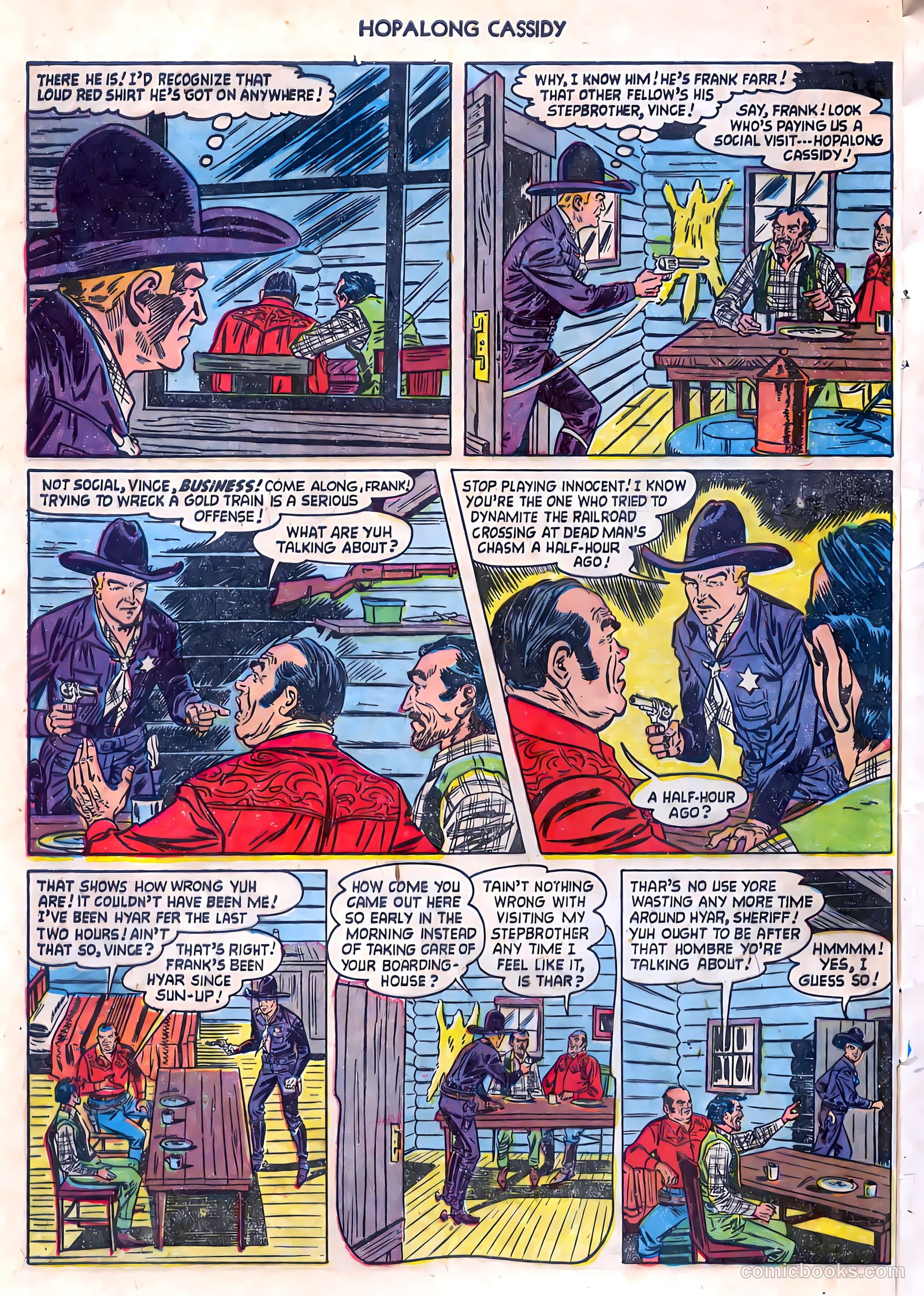Hopalong Cassidy #85 (1953) — page 8 of 36