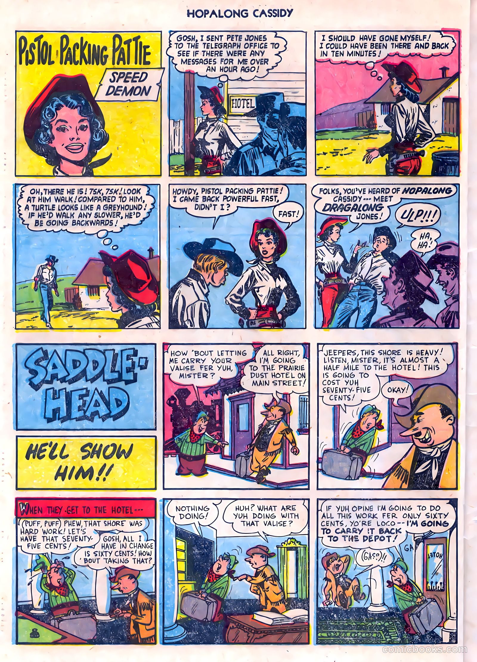 Hopalong Cassidy #85 (1953) — page 28 of 36