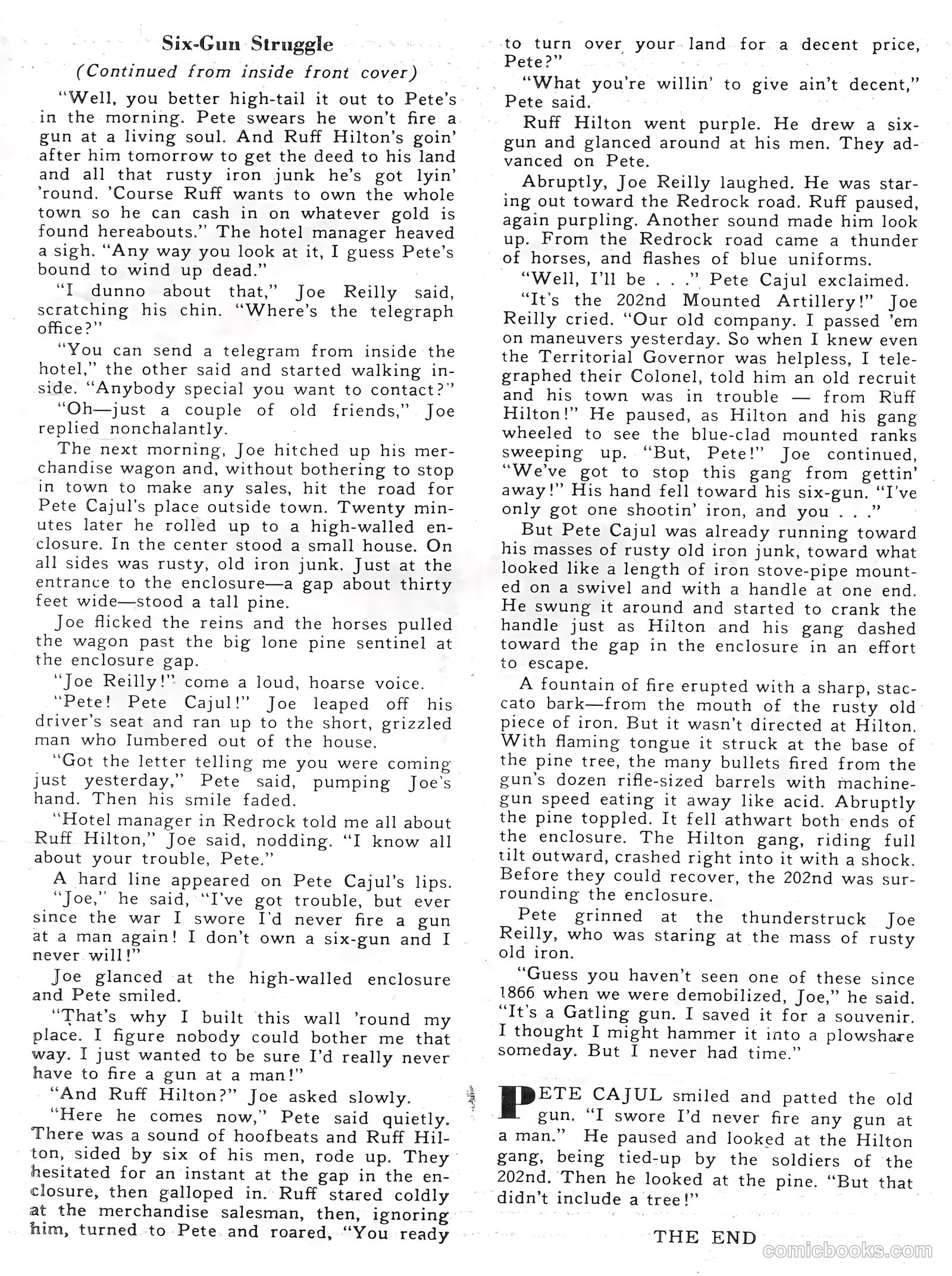 Hopalong Cassidy #85 (1953) — page 35 of 36