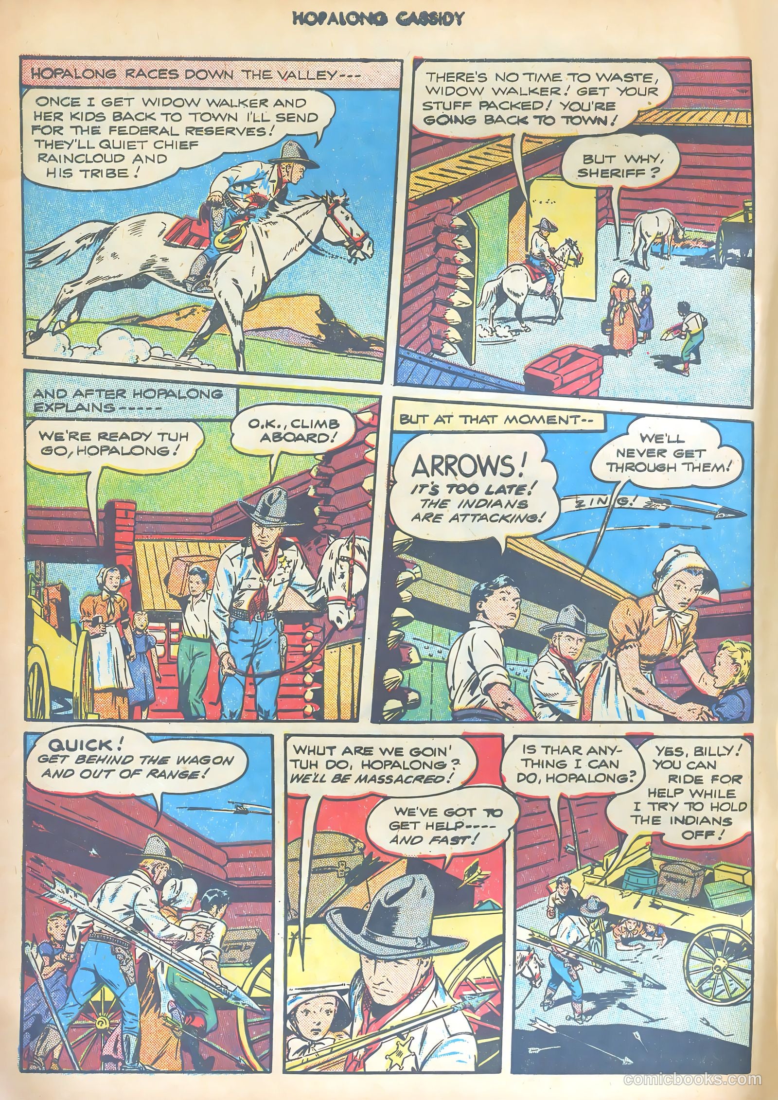 Hopalong Cassidy #9 (1947) — page 6 of 52