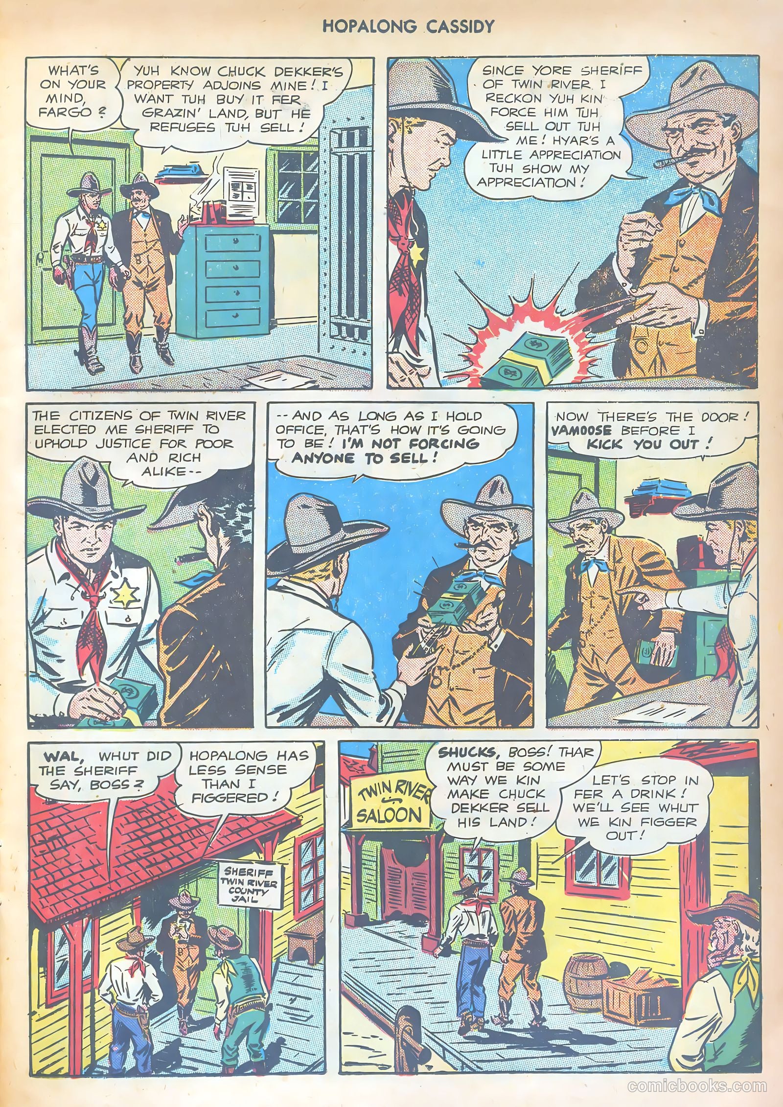 Hopalong Cassidy #9 (1947) — page 17 of 52