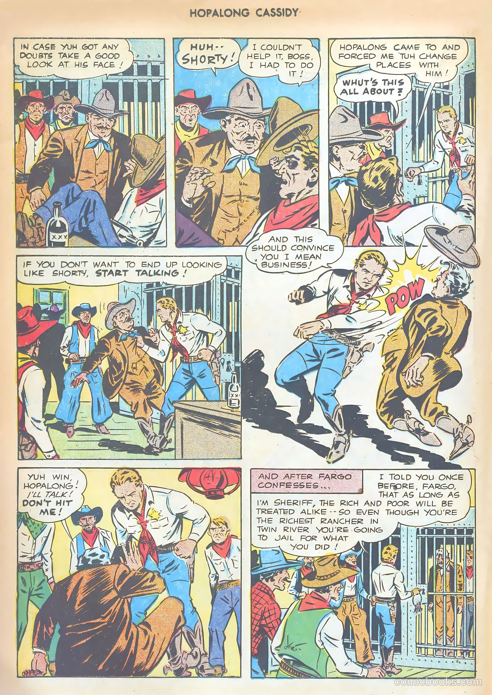 Hopalong Cassidy #9 (1947) — page 22 of 52