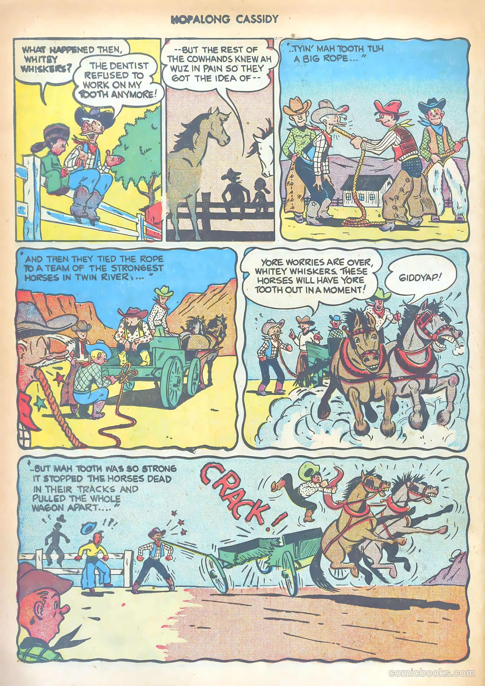 Hopalong Cassidy #9 (1947) — page 36 of 52