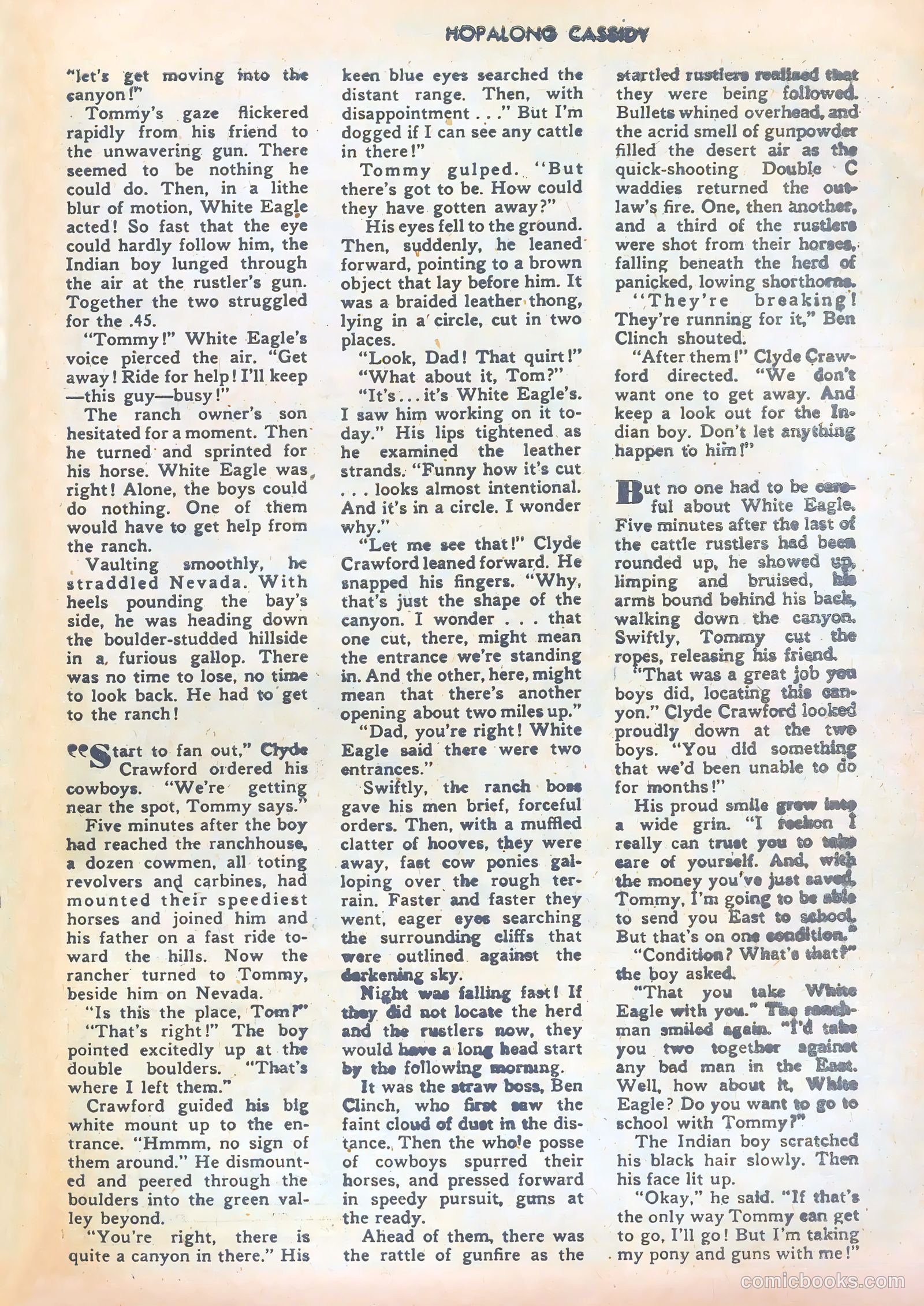 Hopalong Cassidy #9 (1947) — page 39 of 52