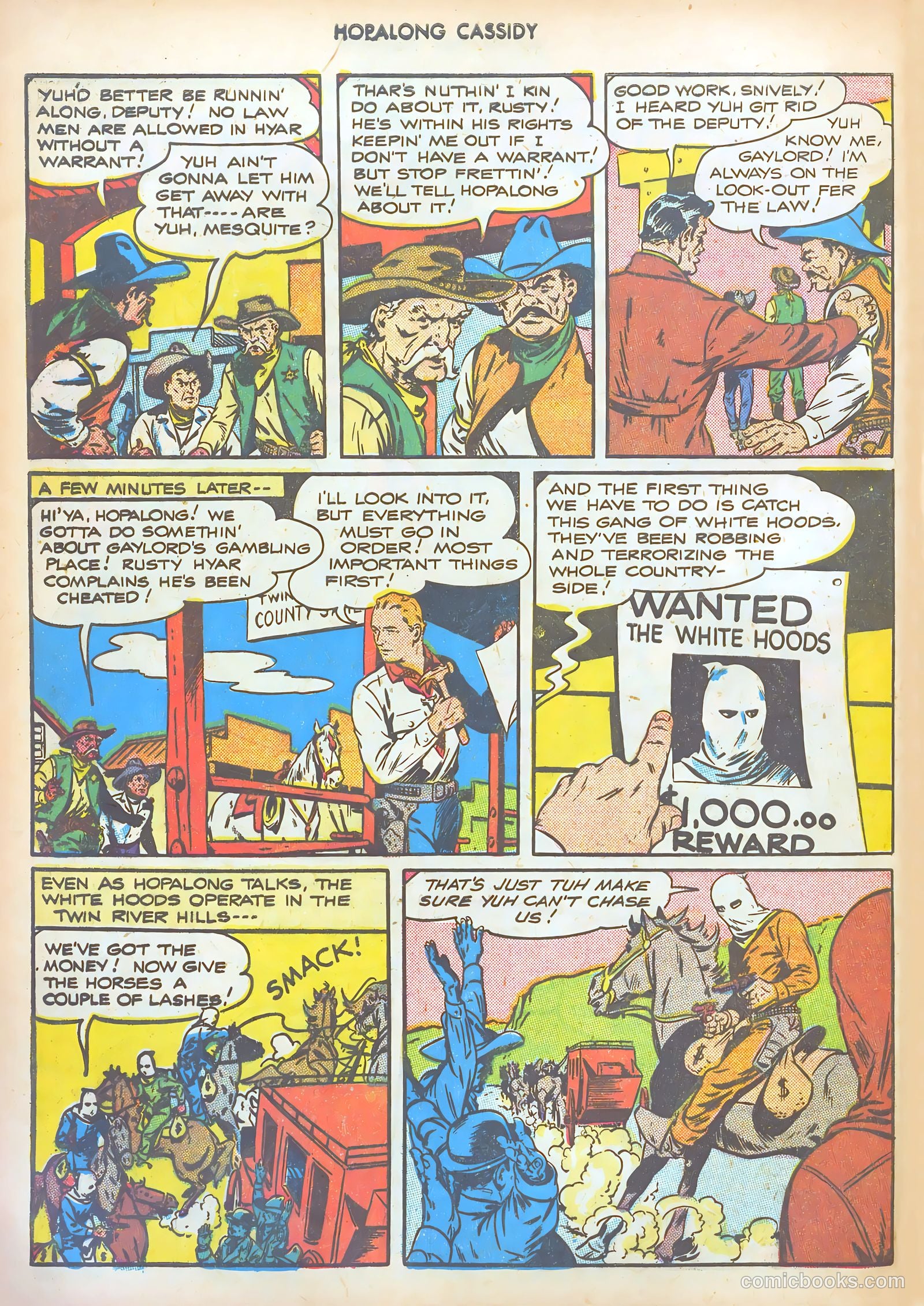 Hopalong Cassidy #9 (1947) — page 42 of 52