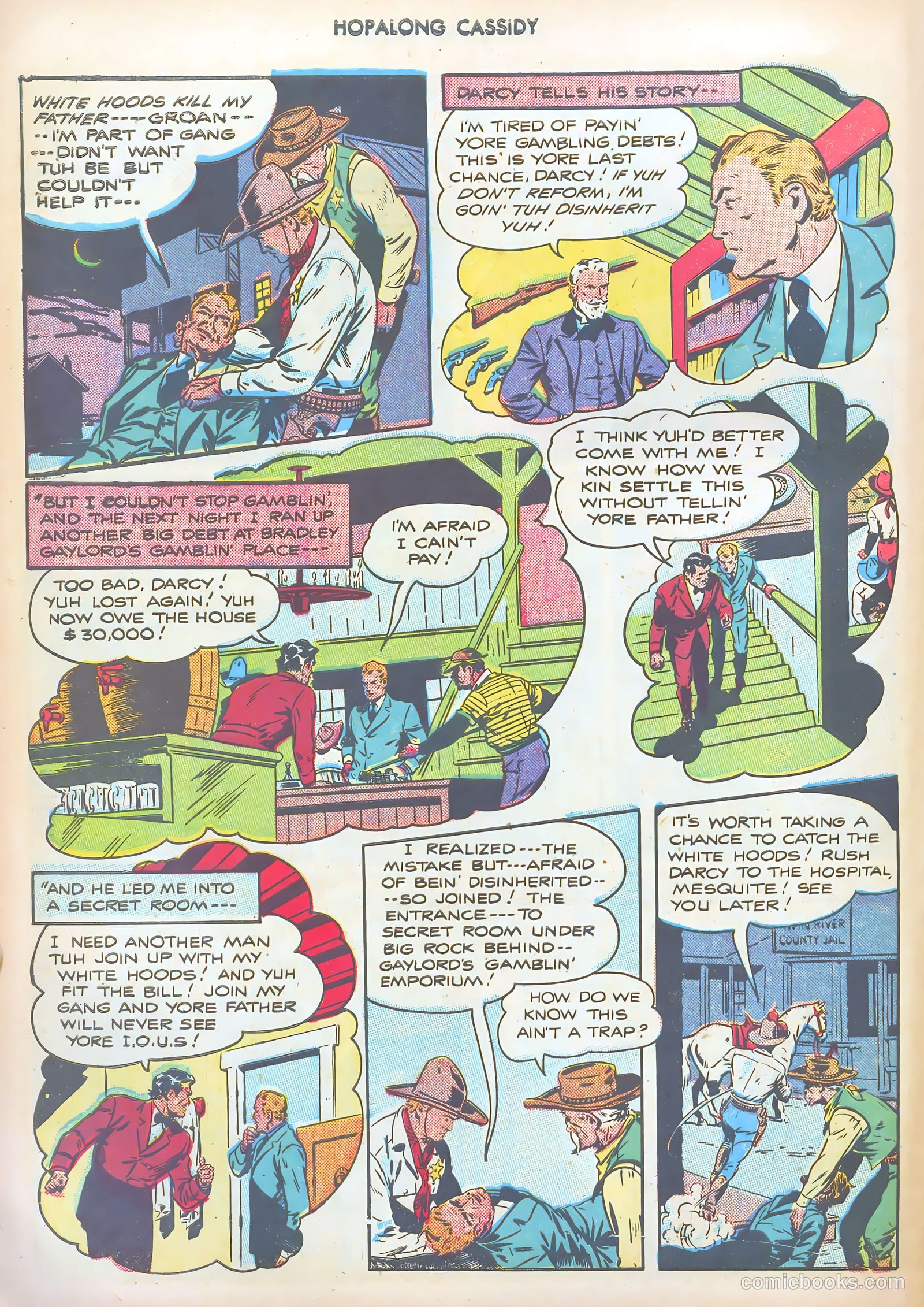 Hopalong Cassidy #9 (1947) — page 46 of 52