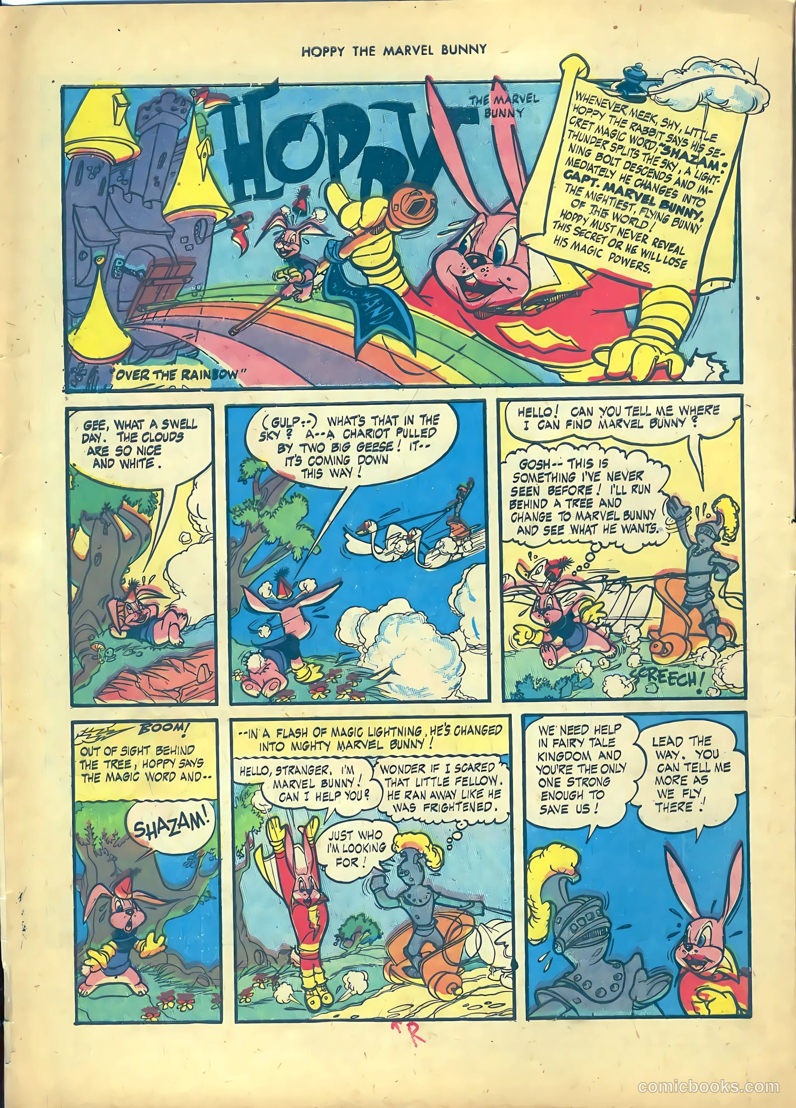 Hoppy the Marvel Bunny #1 (1945) — page 4 of 36