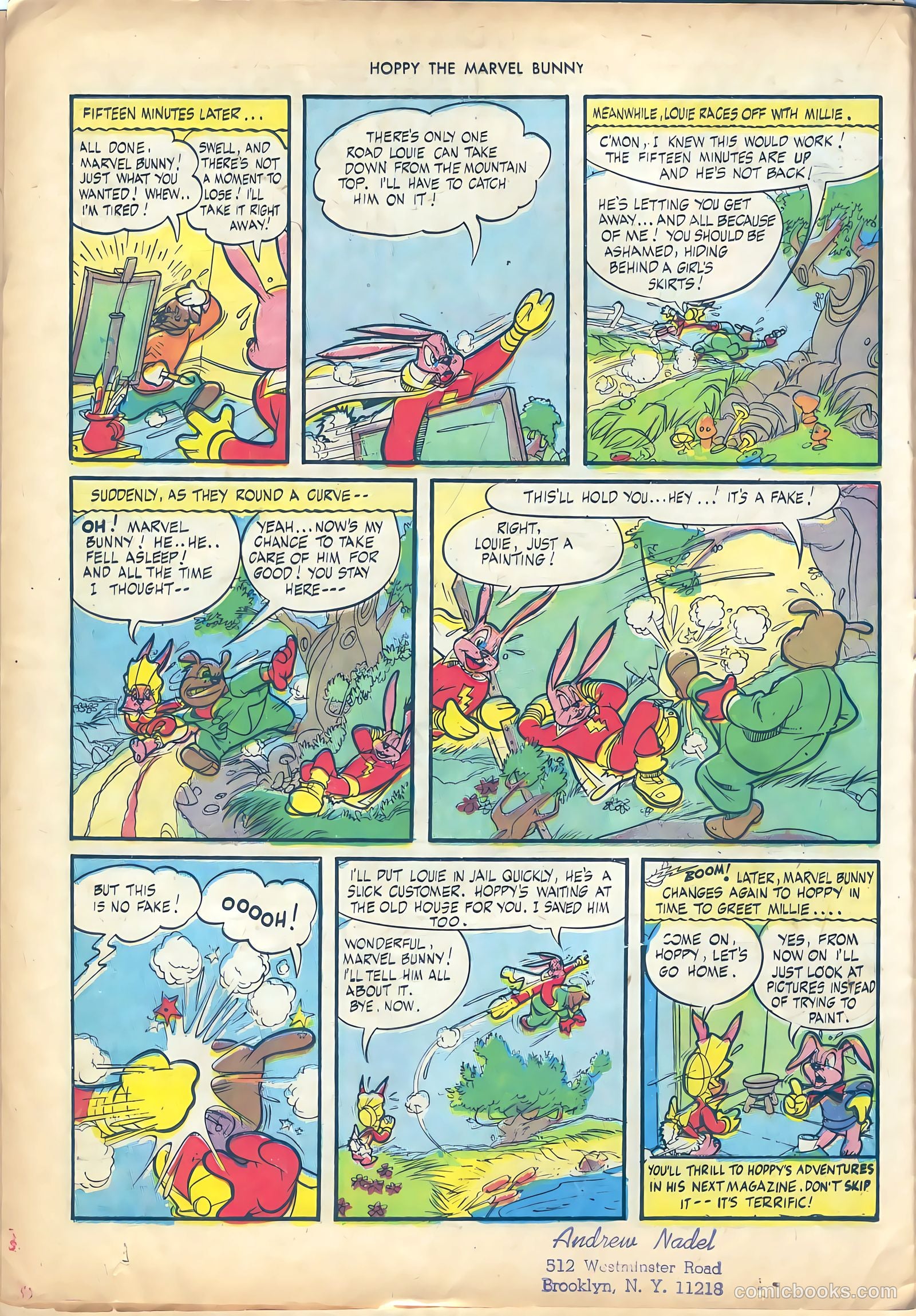 Hoppy the Marvel Bunny #1 (1945) — page 14 of 36