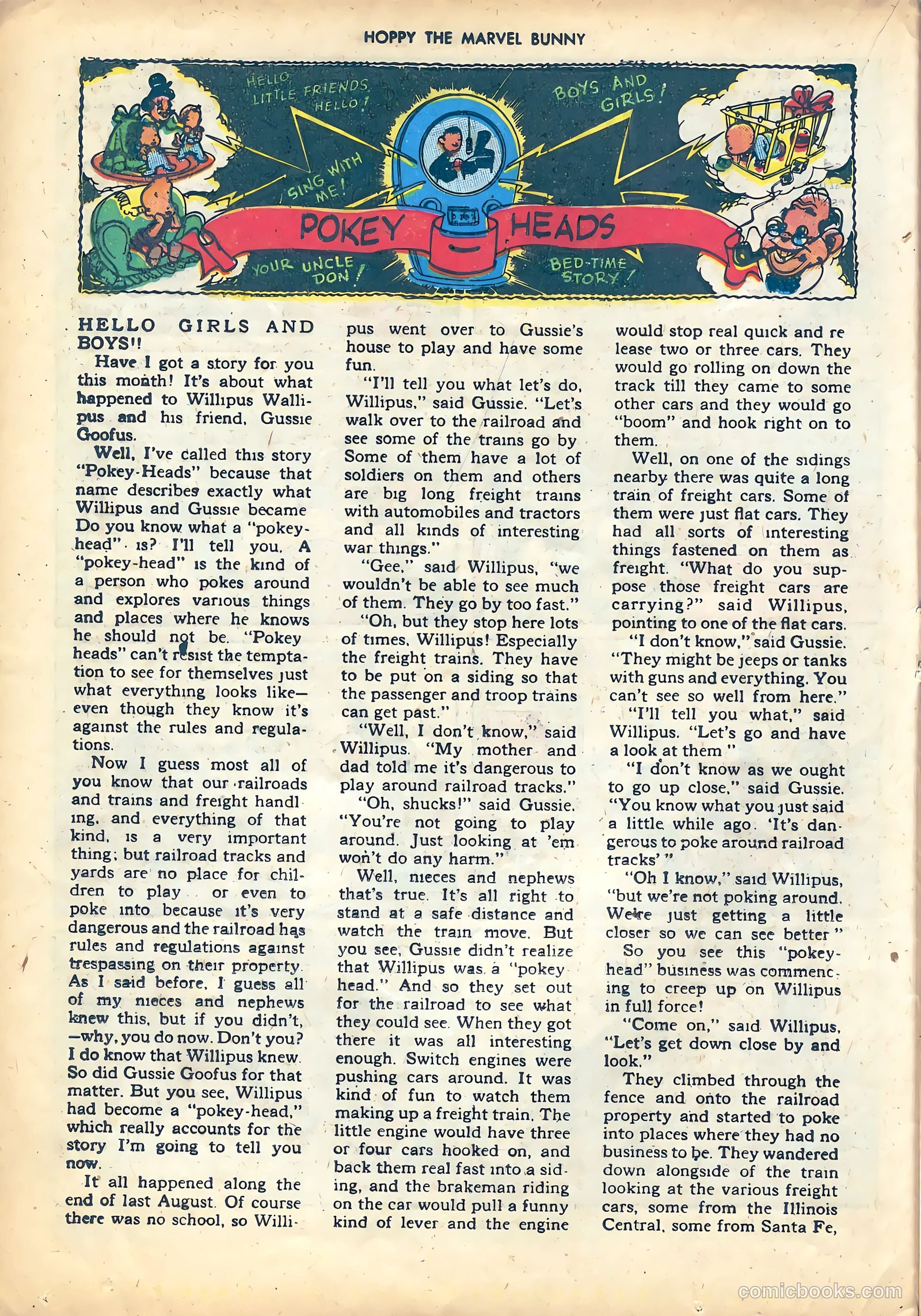 Hoppy the Marvel Bunny #1 (1945) — page 16 of 36