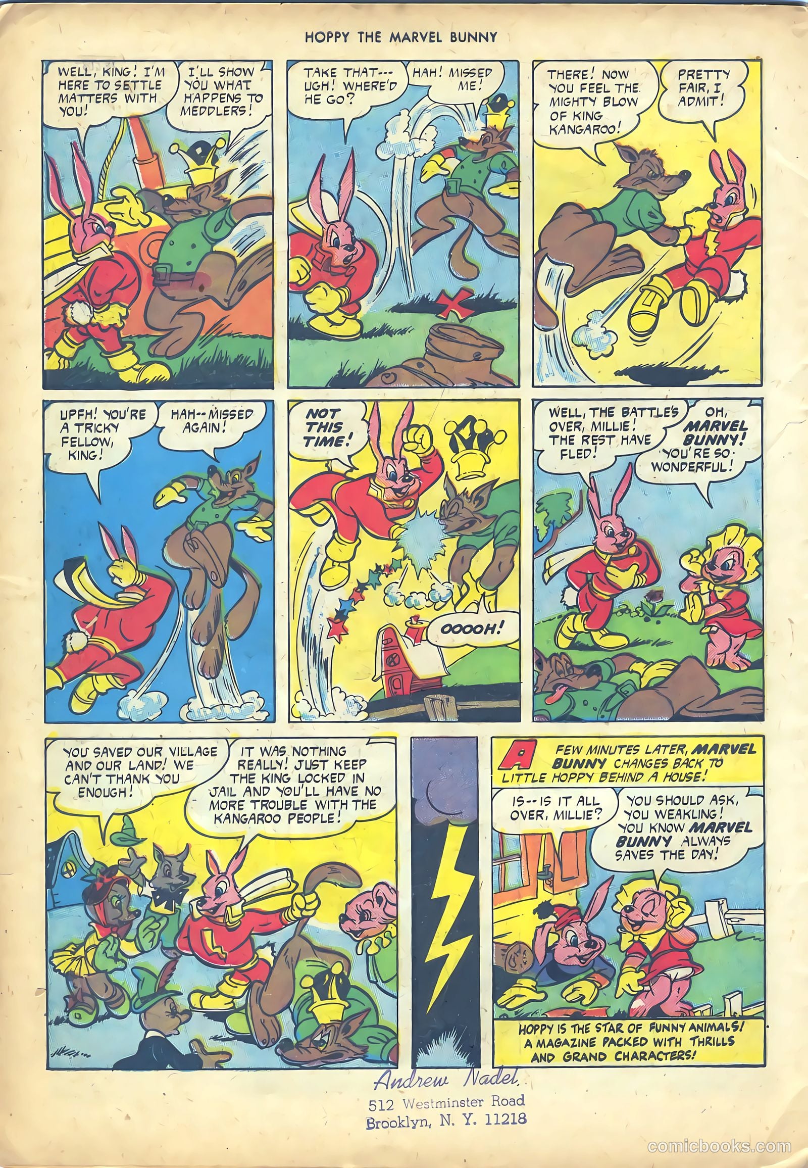 Hoppy the Marvel Bunny #1 (1945) — page 28 of 36