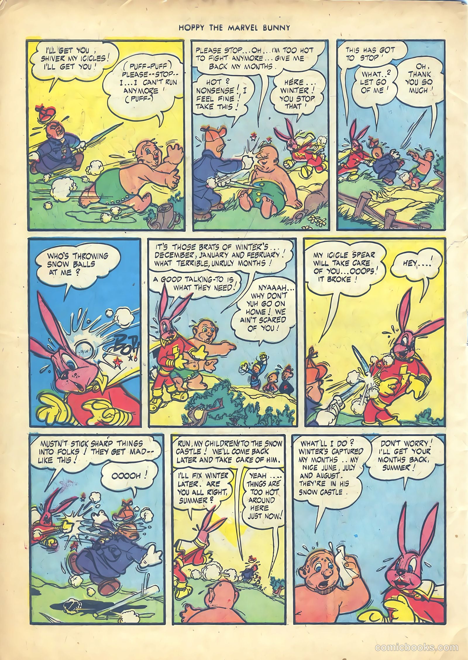 Hoppy the Marvel Bunny #1 (1945) — page 32 of 36