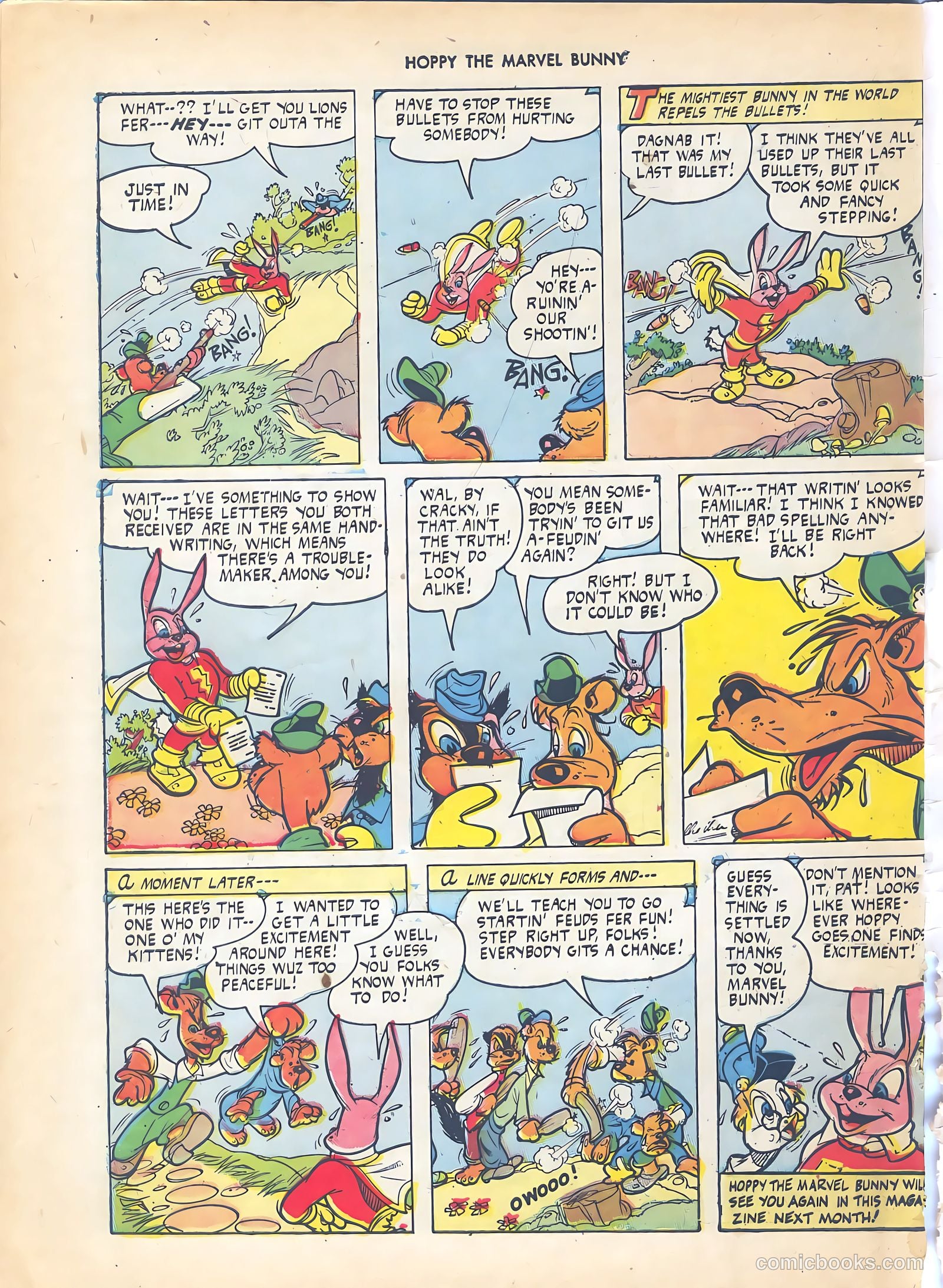 Hoppy the Marvel Bunny #2 (1946) — page 33 of 36