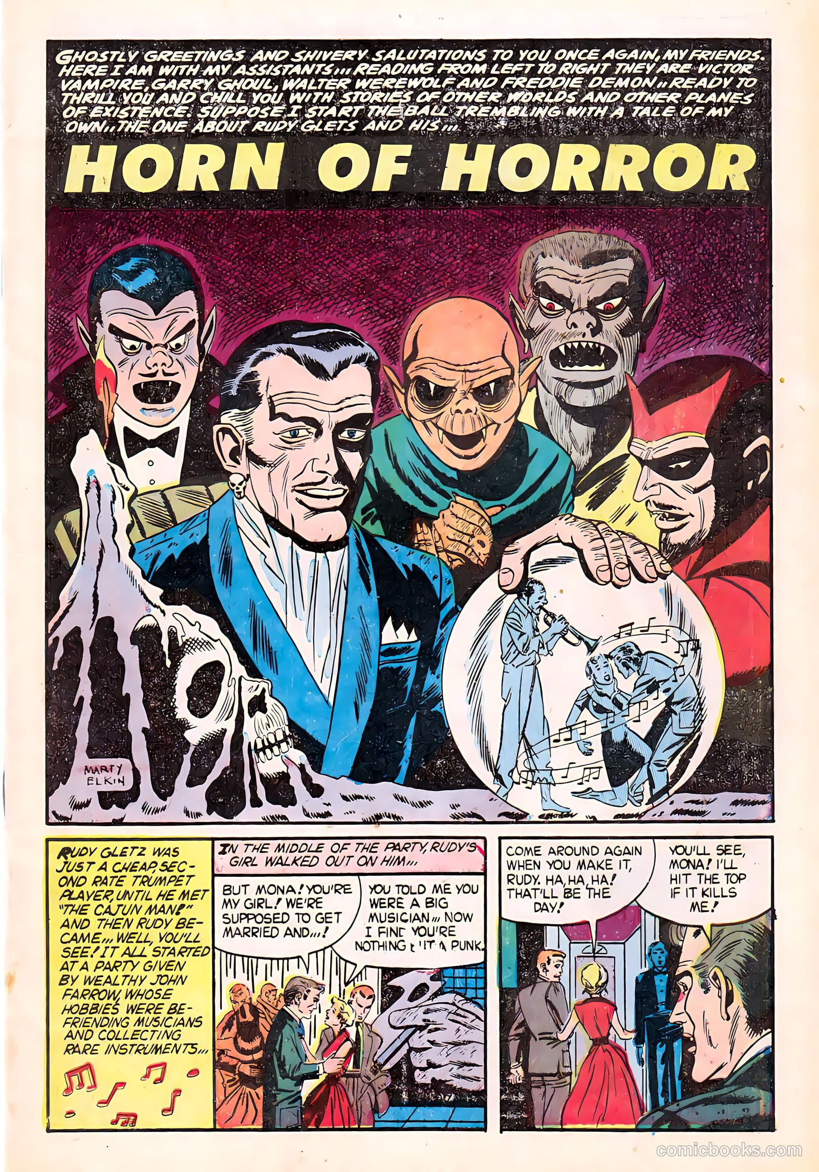 Horrific #11 (1954) — page 3 of 36