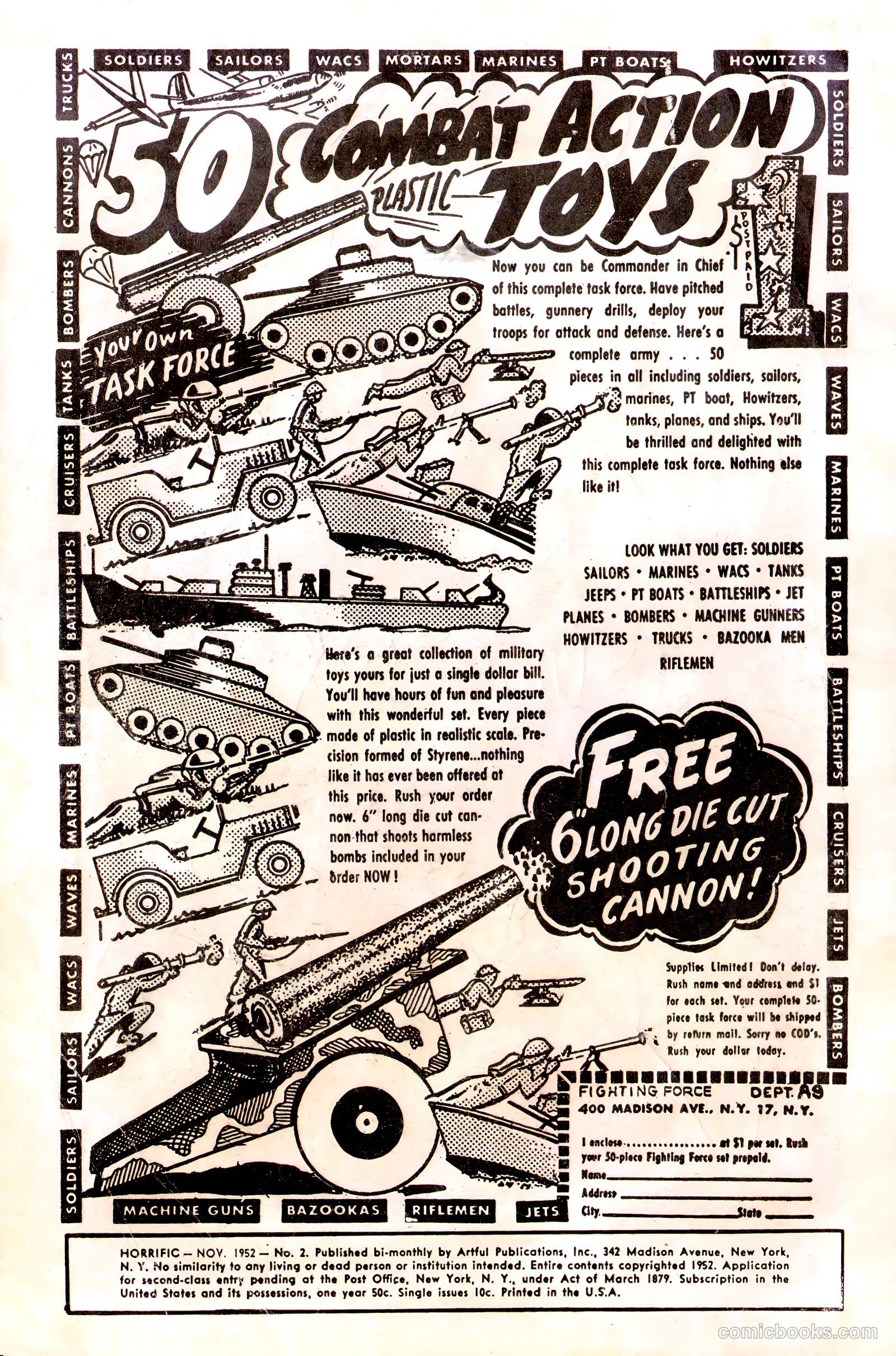 Horrific #2 (1952) — page 2 of 36