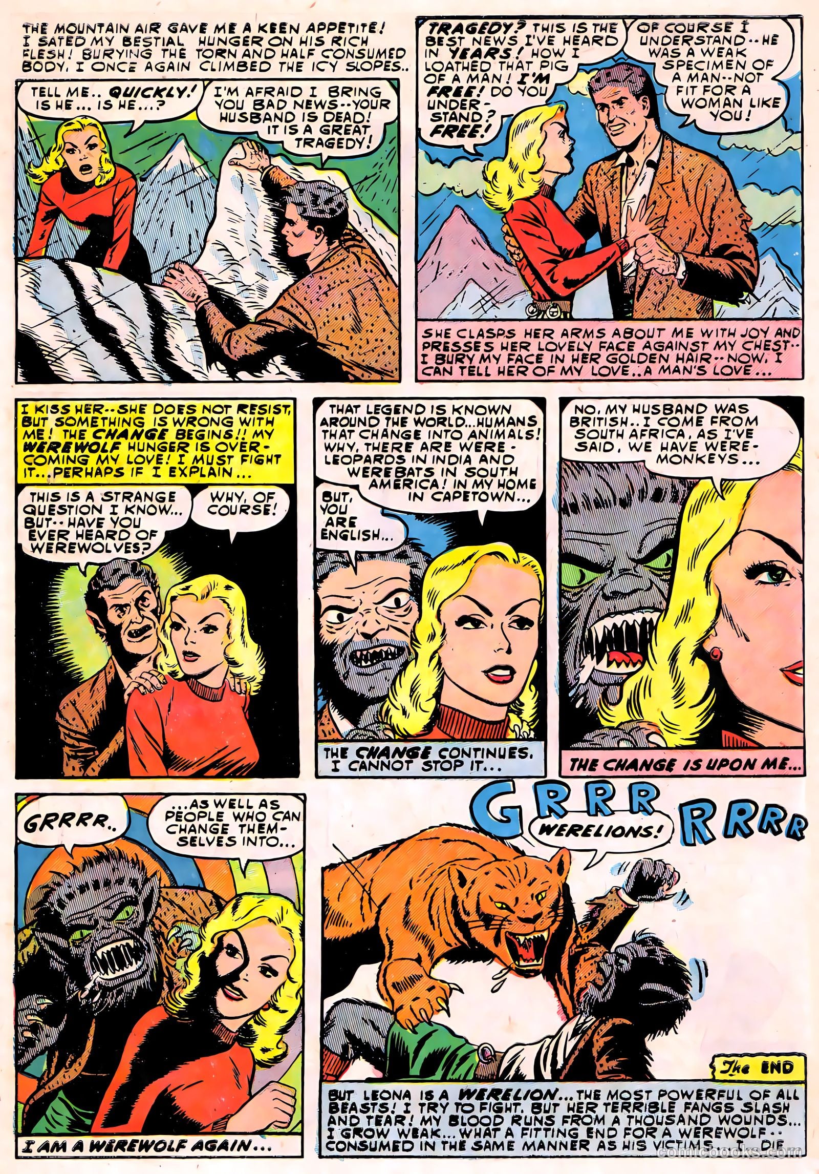 Horror from the Tomb #1 (1954) — page 8 of 36