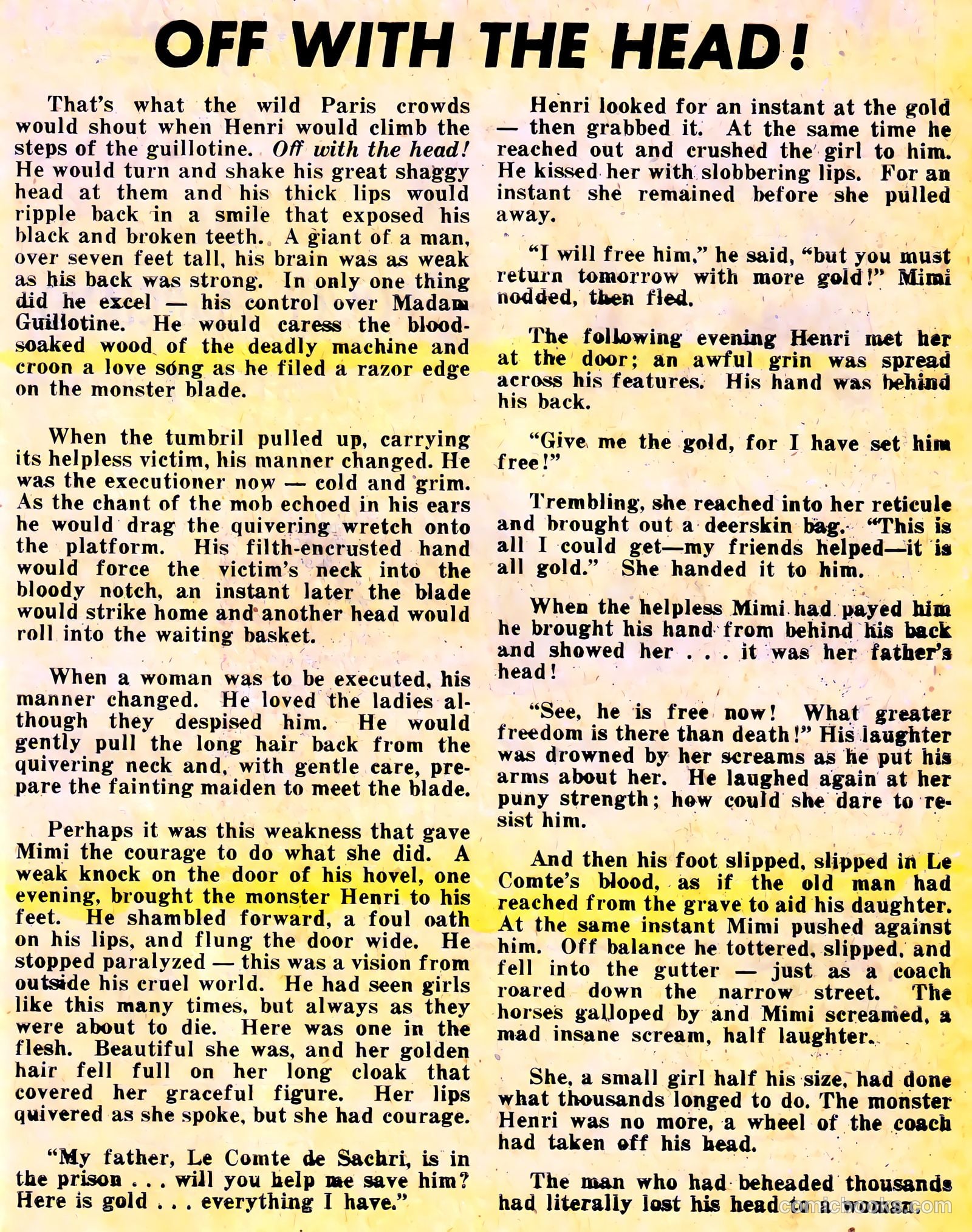 Horror from the Tomb #1 (1954) — page 27 of 36