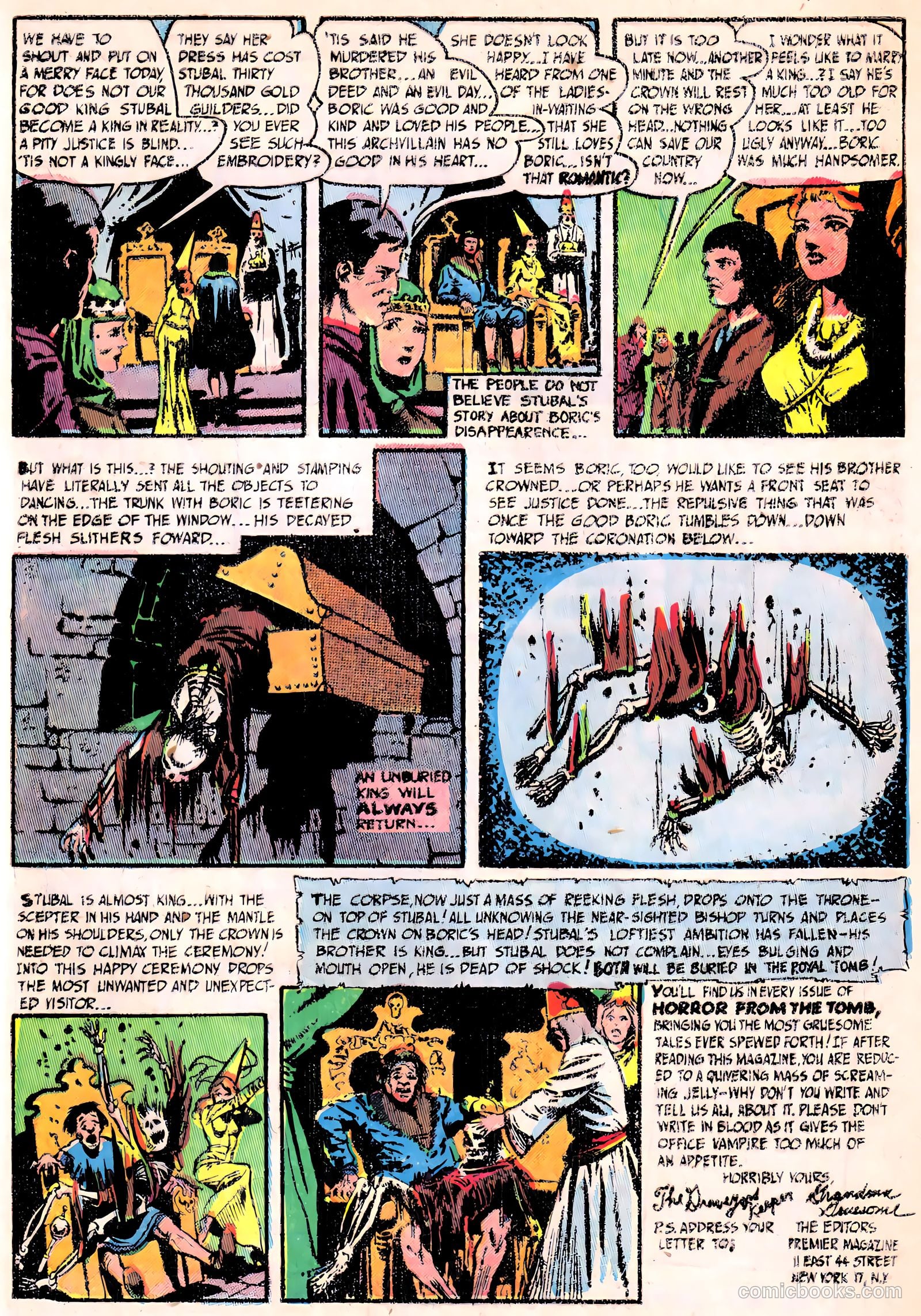 Horror from the Tomb #1 (1954) — page 33 of 36