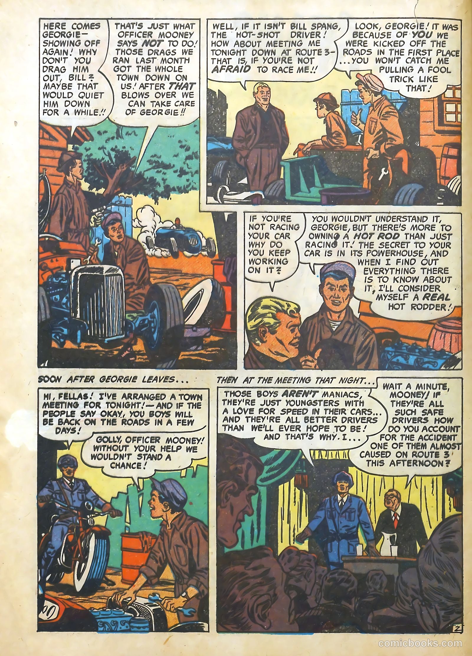 Hot Rod and Speedway Comics #1 (1952) — page 4 of 36