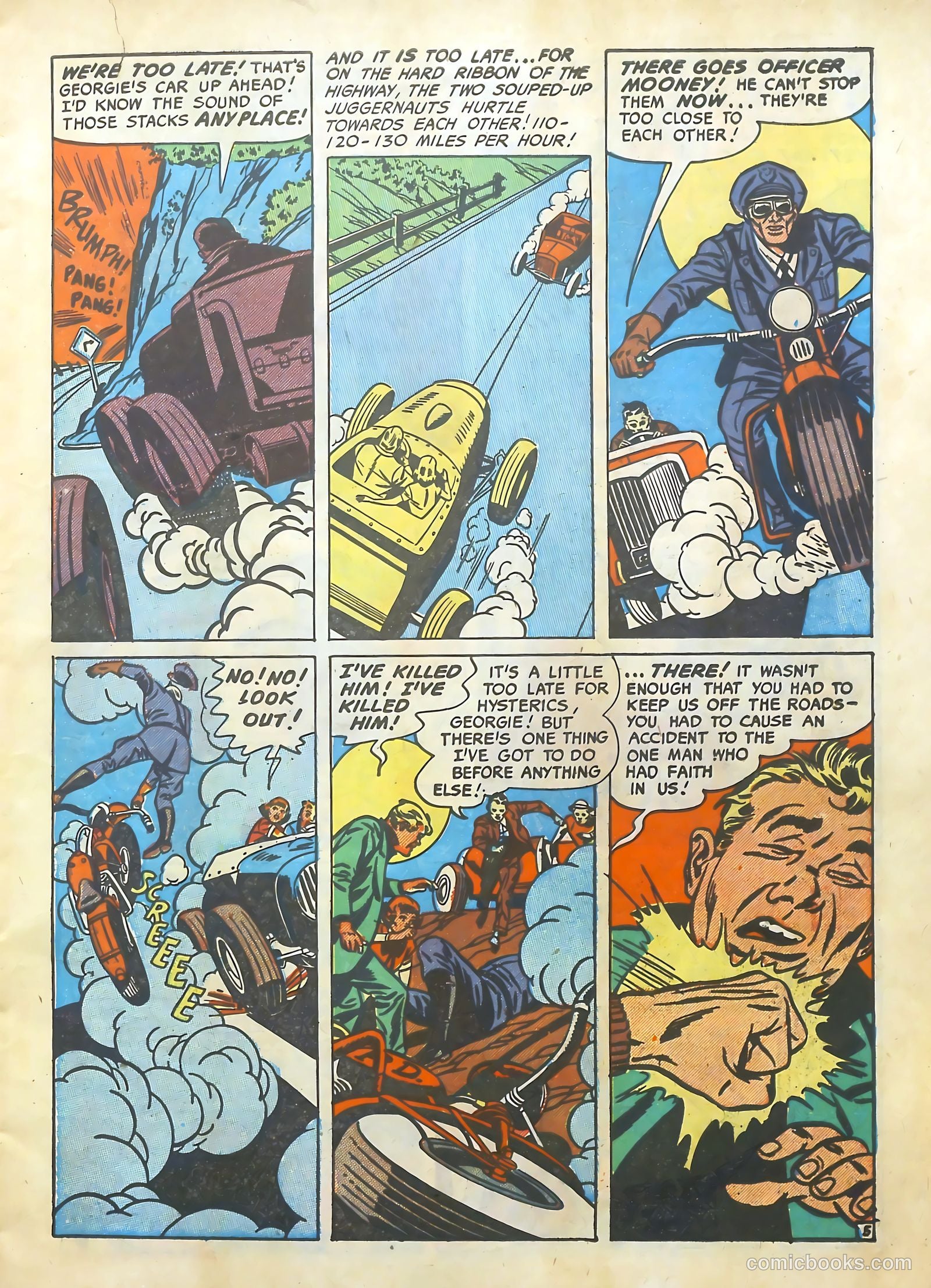 Hot Rod and Speedway Comics #1 (1952) — page 7 of 36