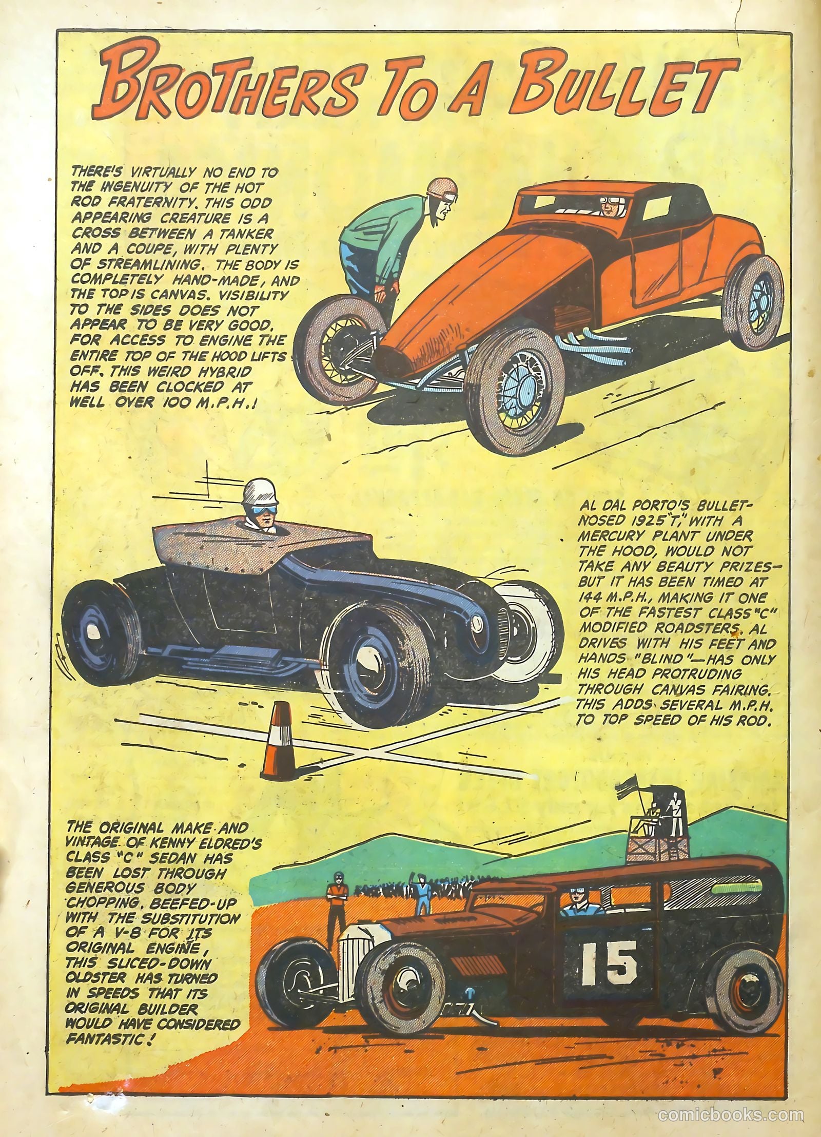 Hot Rod and Speedway Comics #1 (1952) — page 10 of 36