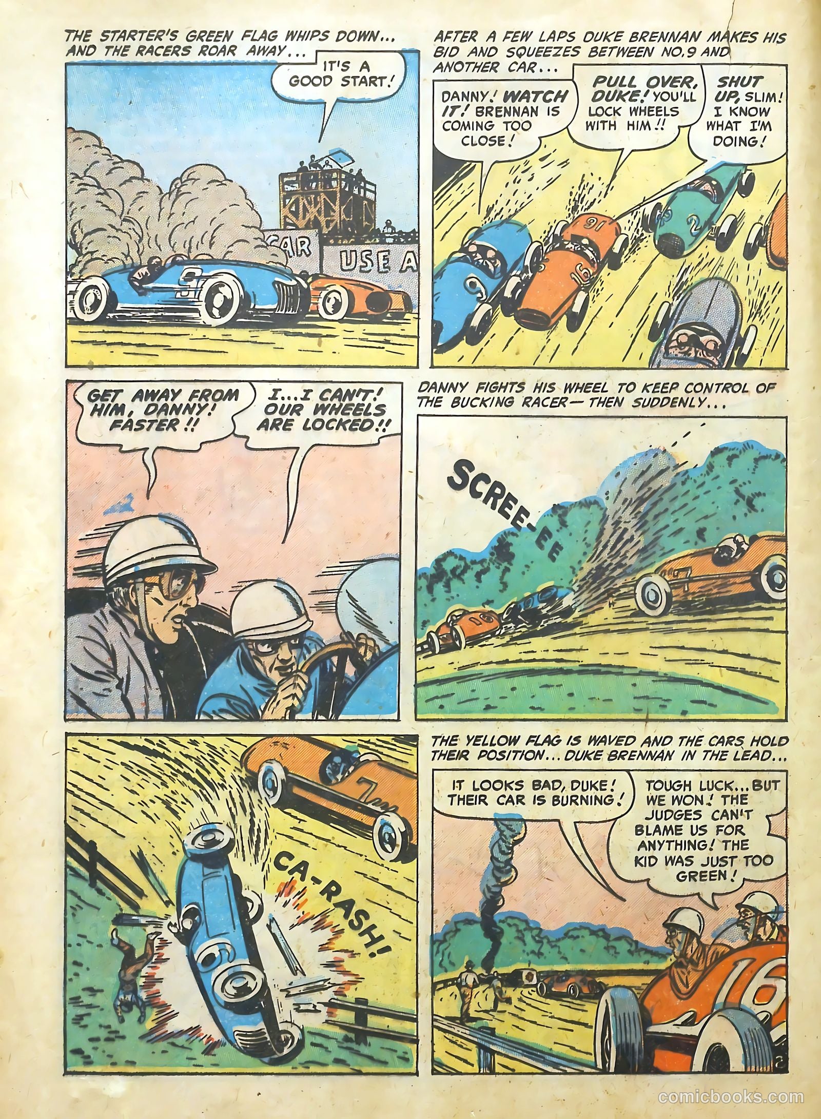 Hot Rod and Speedway Comics #1 (1952) — page 12 of 36