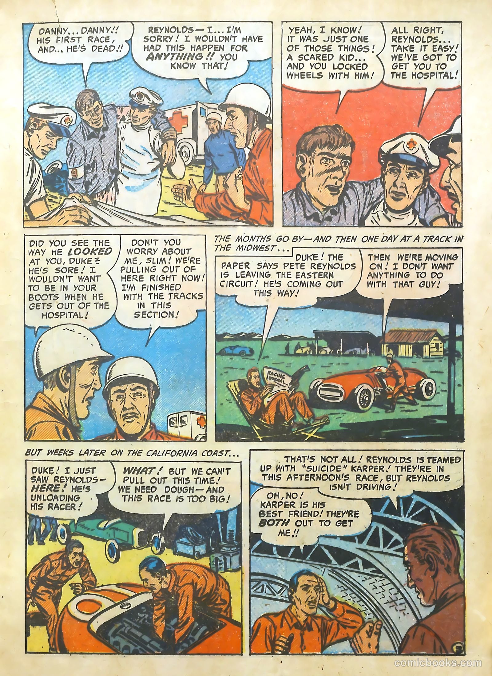 Hot Rod and Speedway Comics #1 (1952) — page 13 of 36