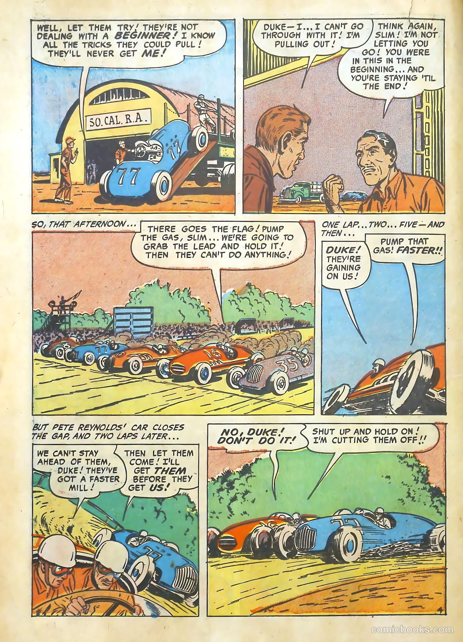 Hot Rod and Speedway Comics #1 (1952) — page 14 of 36