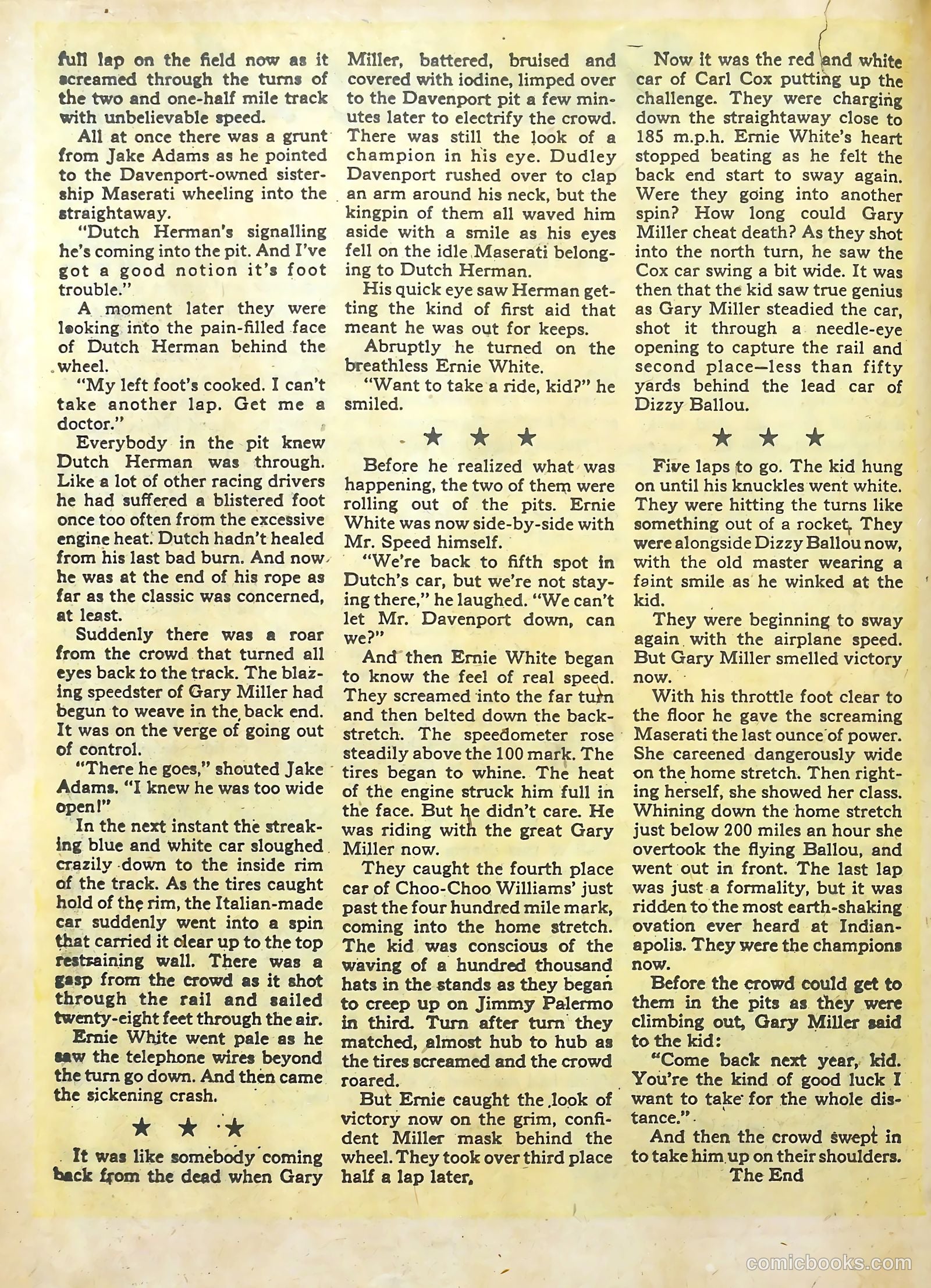 Hot Rod and Speedway Comics #1 (1952) — page 18 of 36