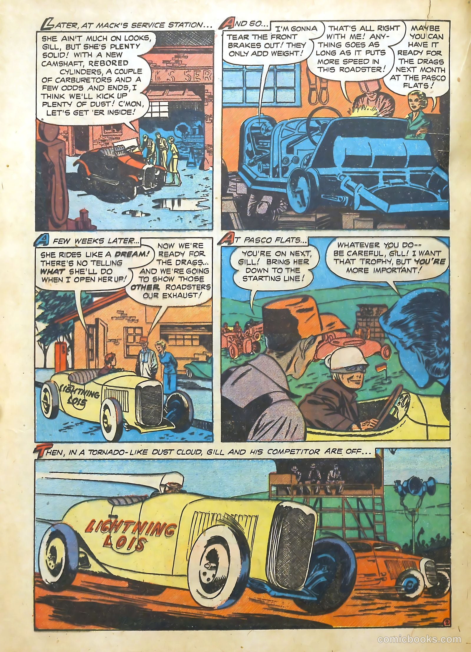 Hot Rod and Speedway Comics #1 (1952) — page 20 of 36