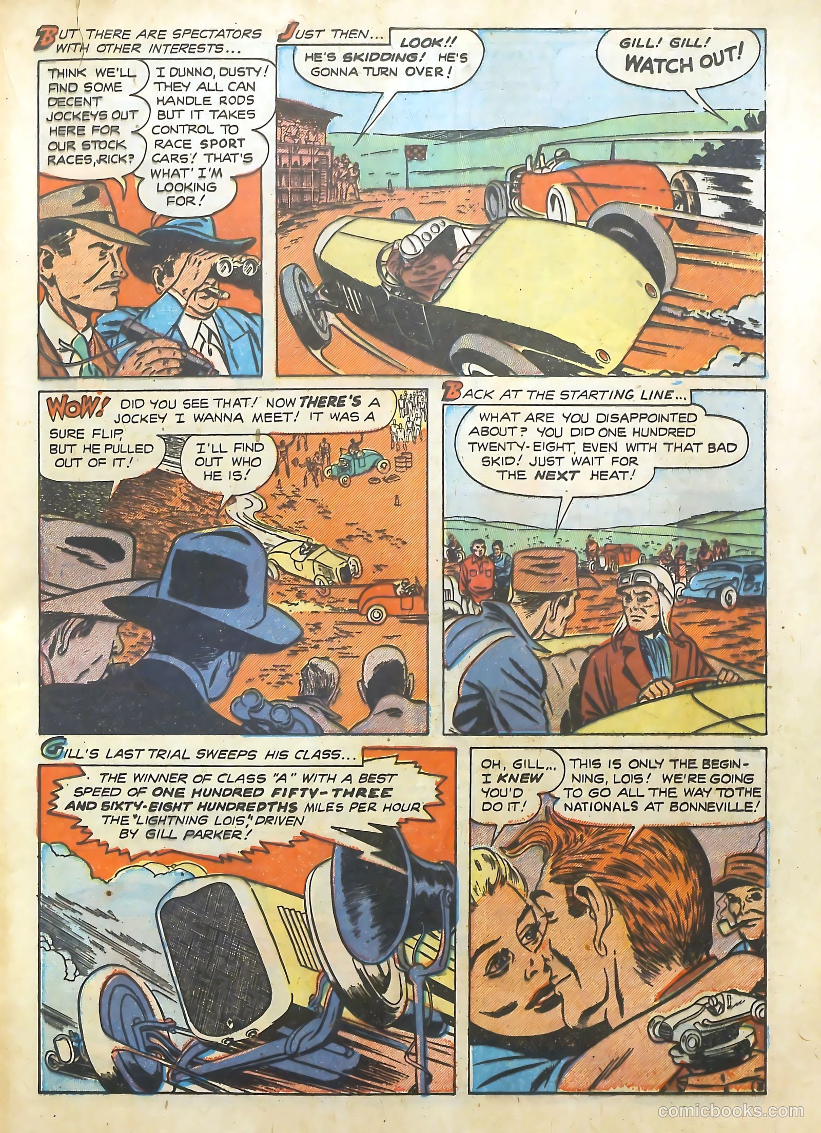 Hot Rod and Speedway Comics #1 (1952) — page 21 of 36
