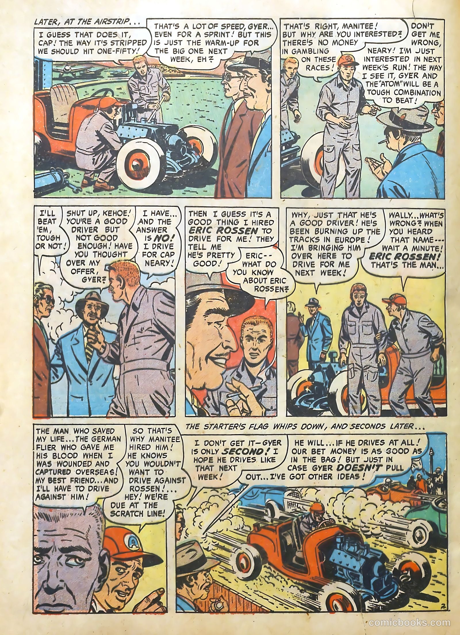 Hot Rod and Speedway Comics #1 (1952) — page 28 of 36