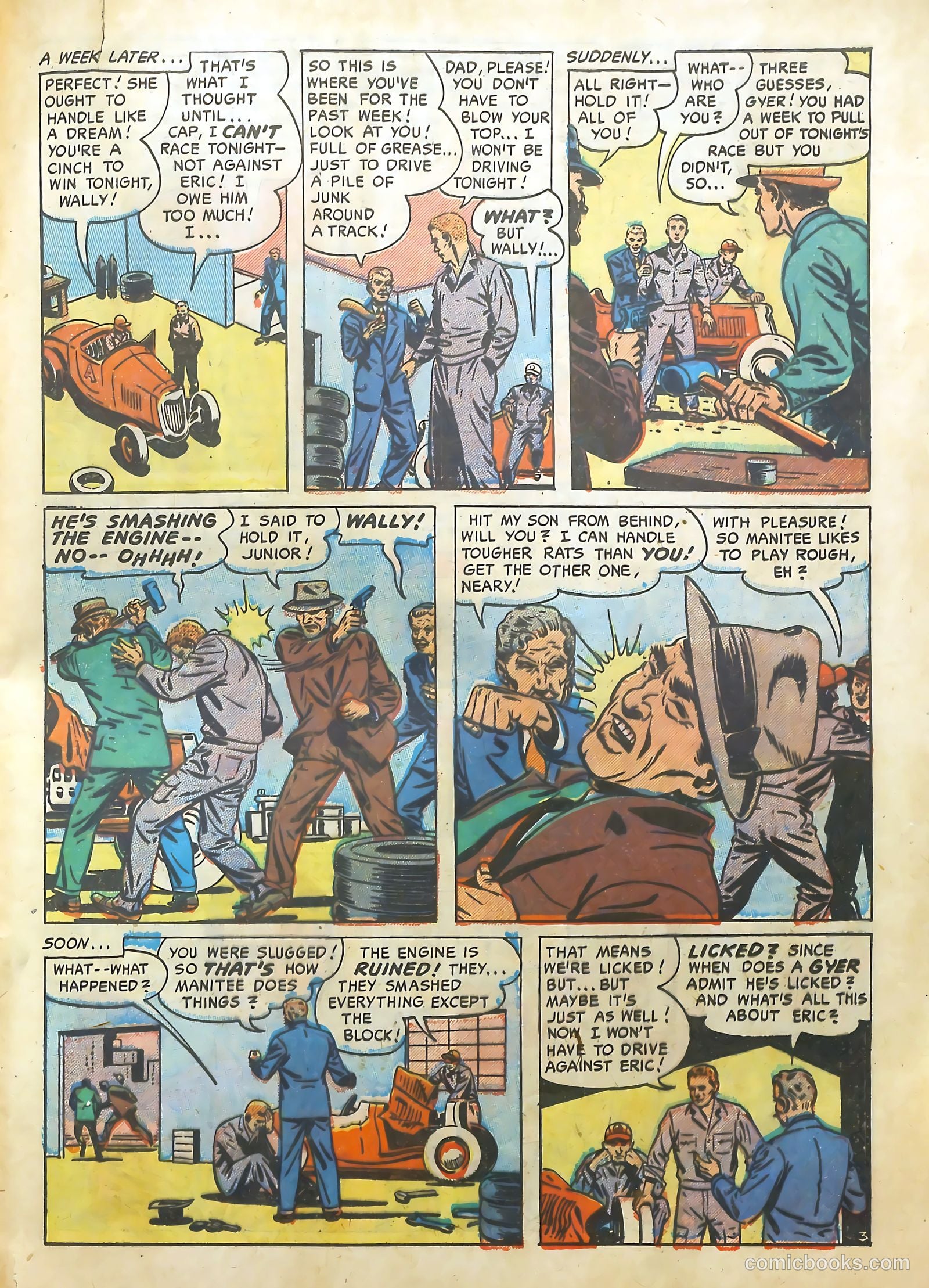 Hot Rod and Speedway Comics #1 (1952) — page 29 of 36