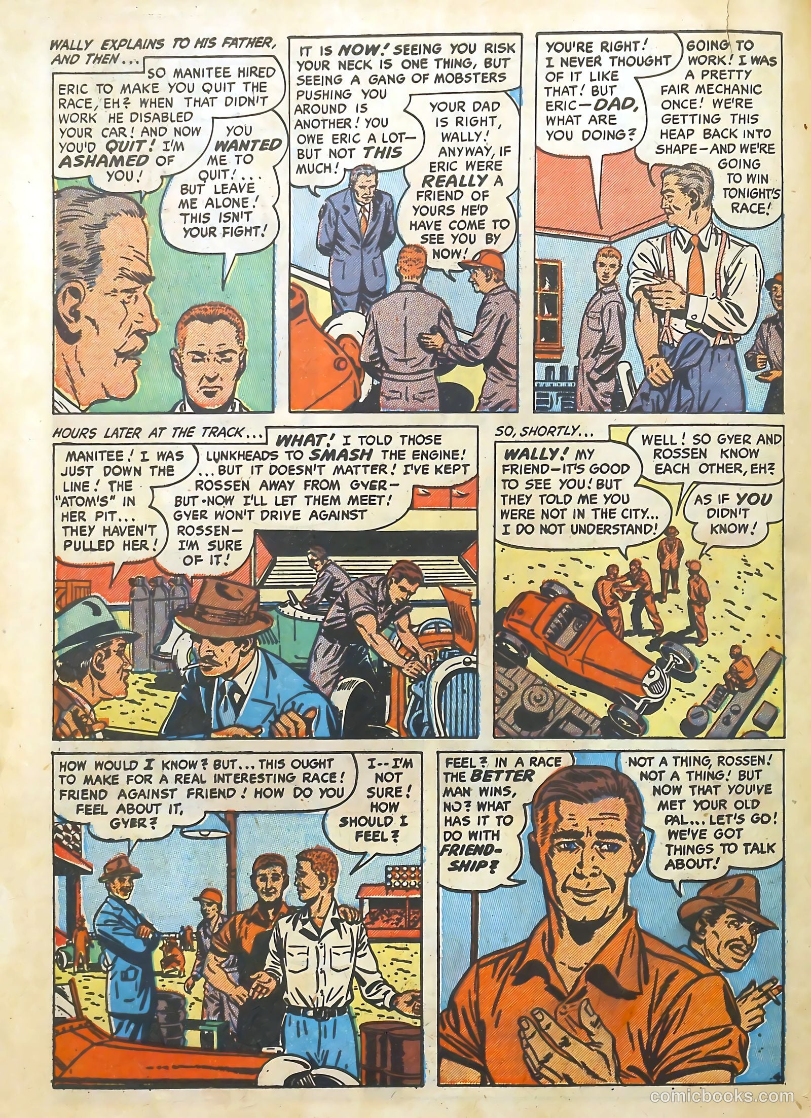 Hot Rod and Speedway Comics #1 (1952) — page 30 of 36