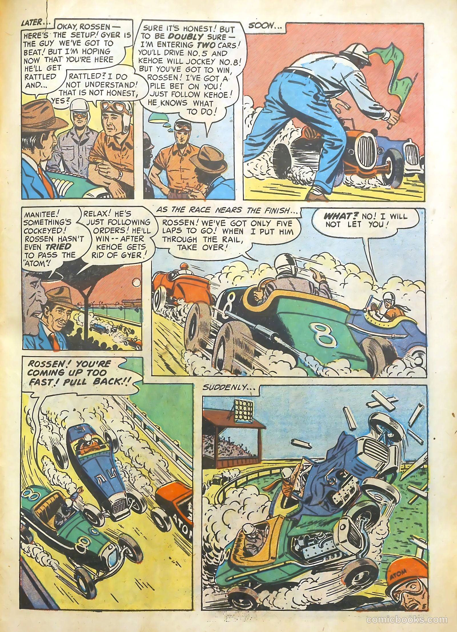 Hot Rod and Speedway Comics #1 (1952) — page 31 of 36