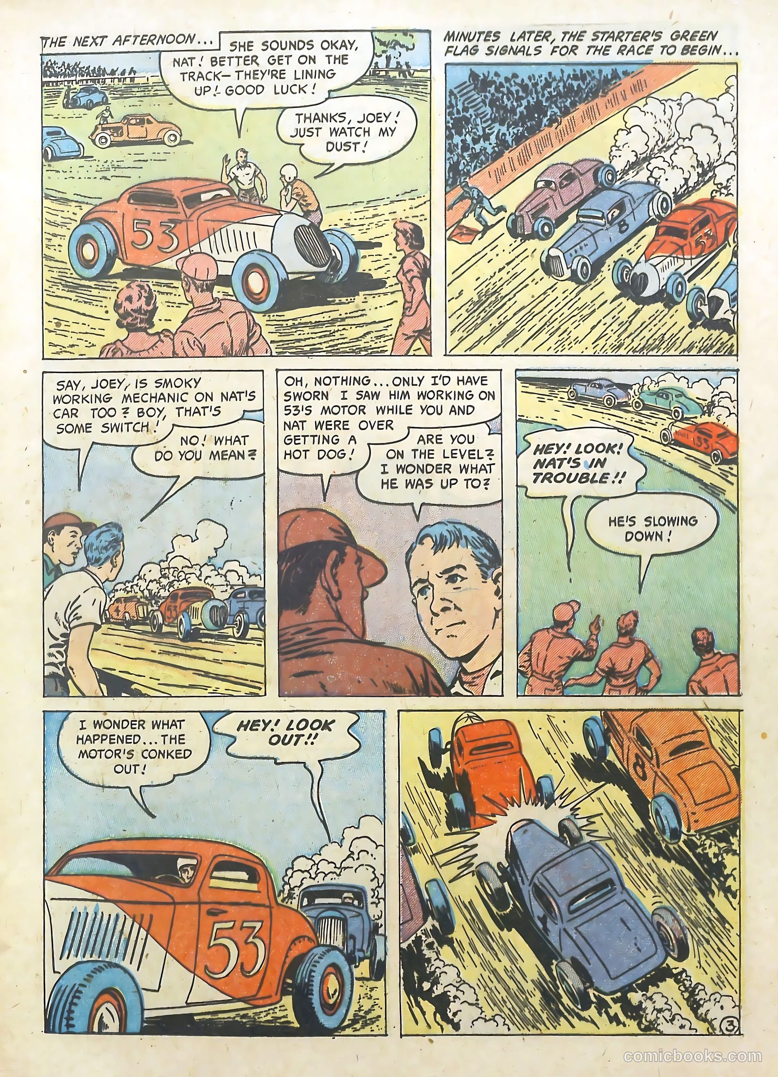 Hot Rod and Speedway Comics #2 (1952) — page 5 of 36