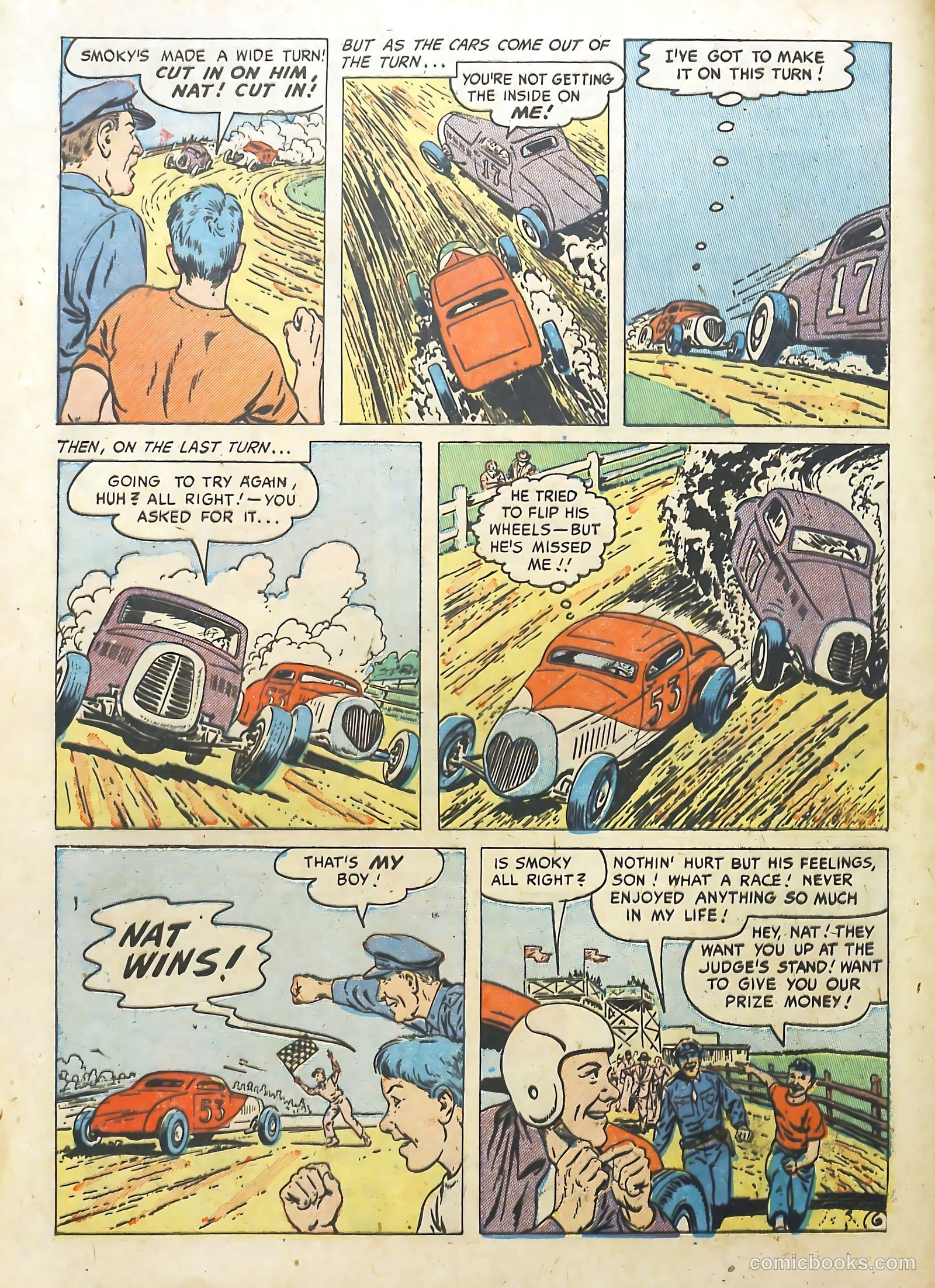Hot Rod and Speedway Comics #2 (1952) — page 8 of 36