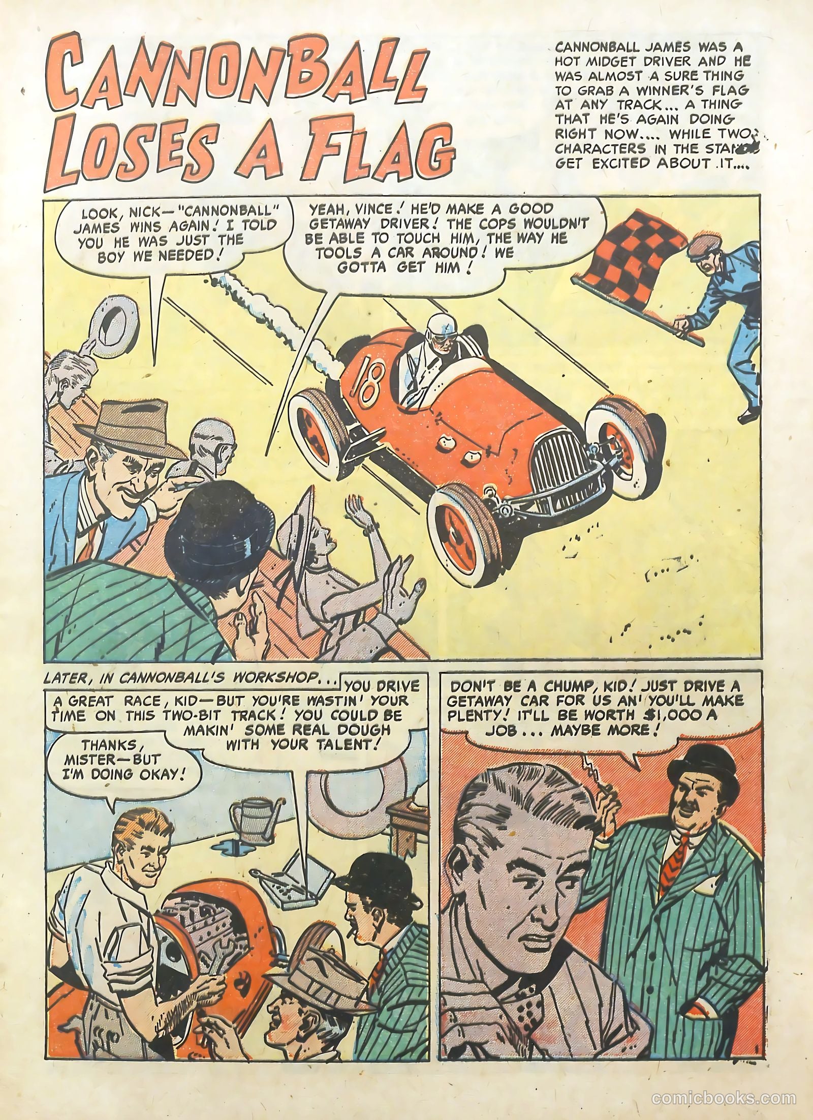Hot Rod and Speedway Comics #2 (1952) — page 9 of 36