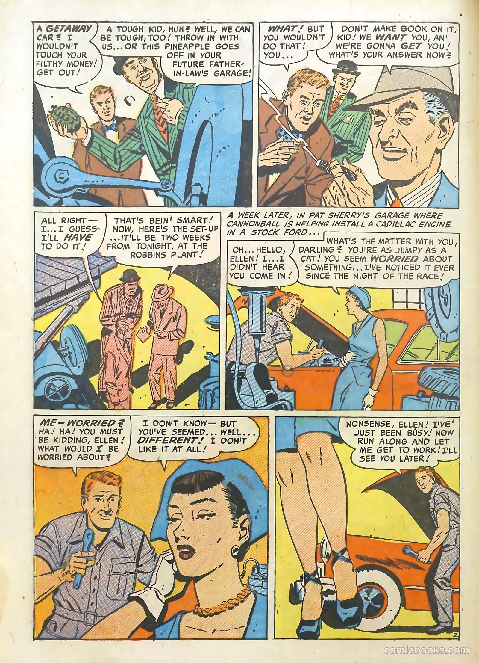 Hot Rod and Speedway Comics #2 (1952) — page 10 of 36