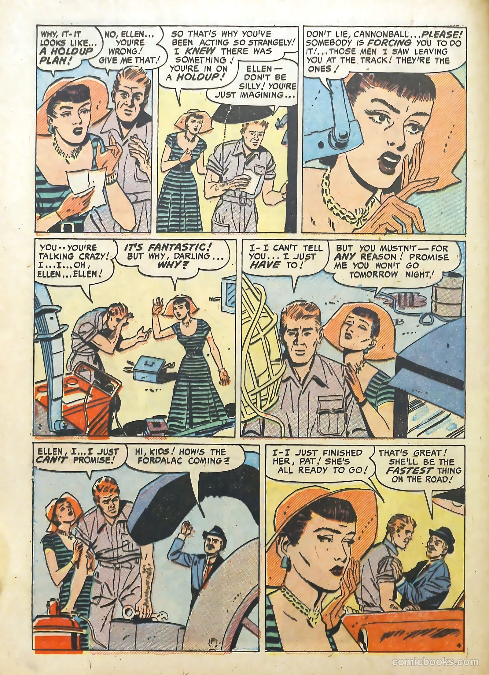 Hot Rod and Speedway Comics #2 (1952) — page 12 of 36