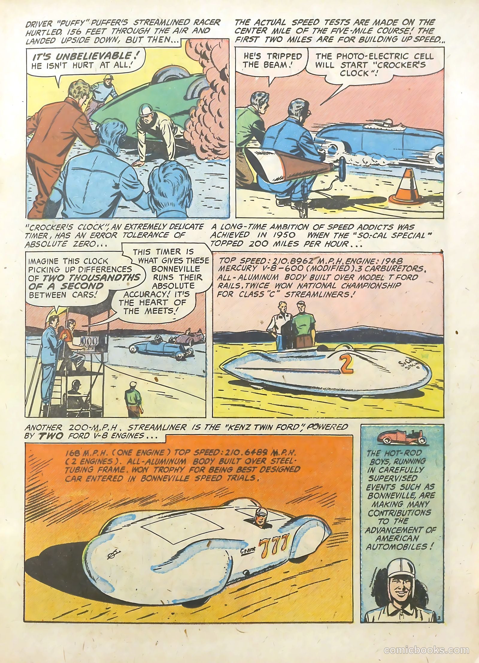 Hot Rod and Speedway Comics #2 (1952) — page 15 of 36